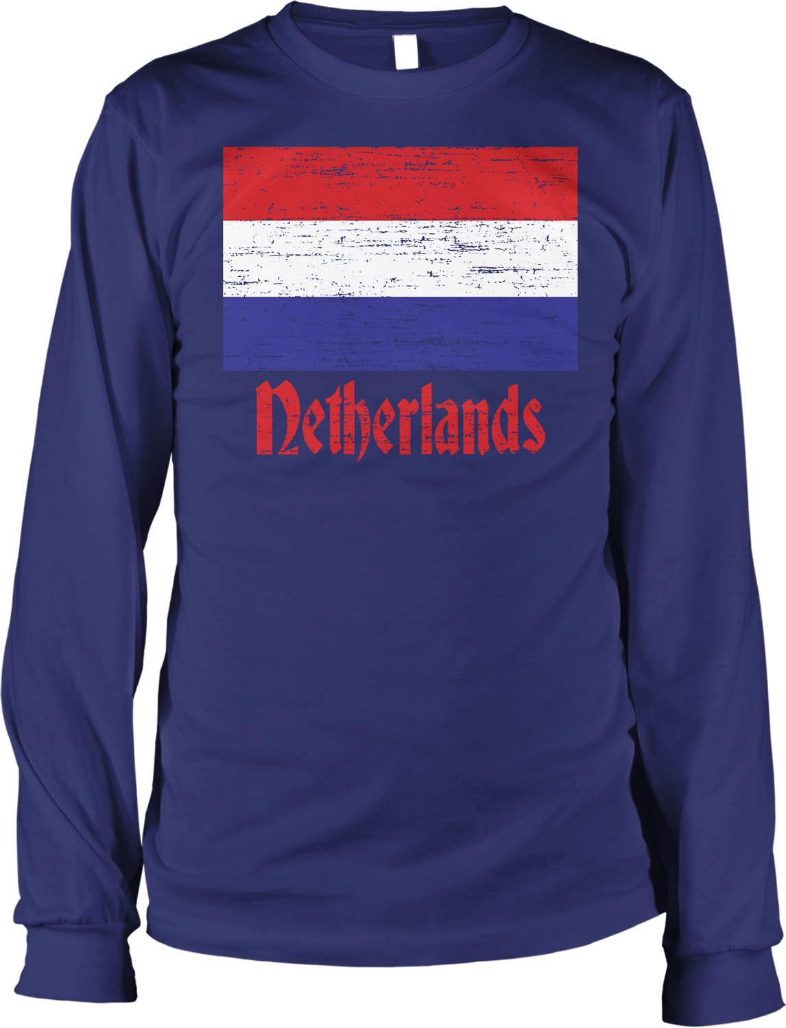 Flag of Netherlands, Vlag Van Nederland Men's Long Sleeve Shirt