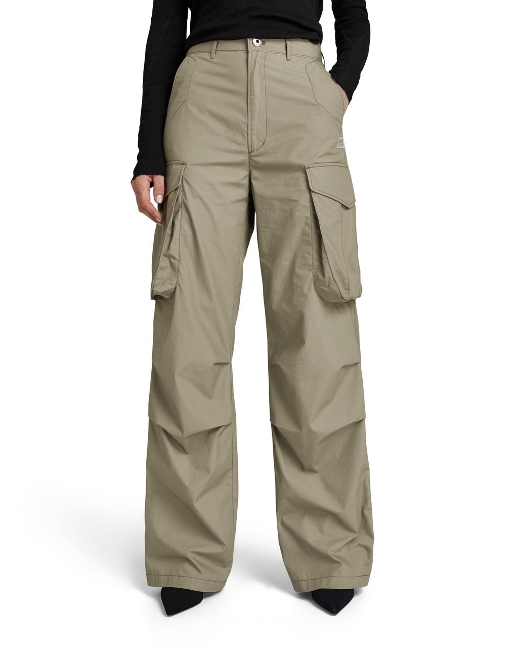 G-STAR para Mujer High Waist Cargo Pants, Verde (Shamrock D24401-a790-2199), 31W / 30L