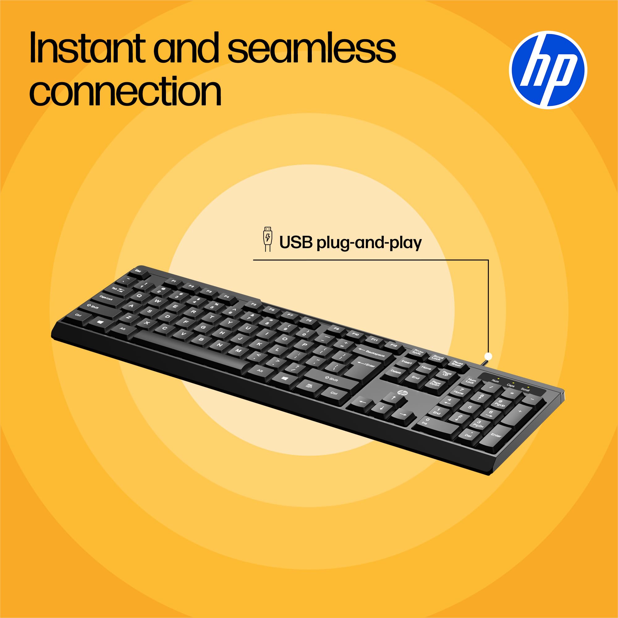 HP Teclado con cable K120