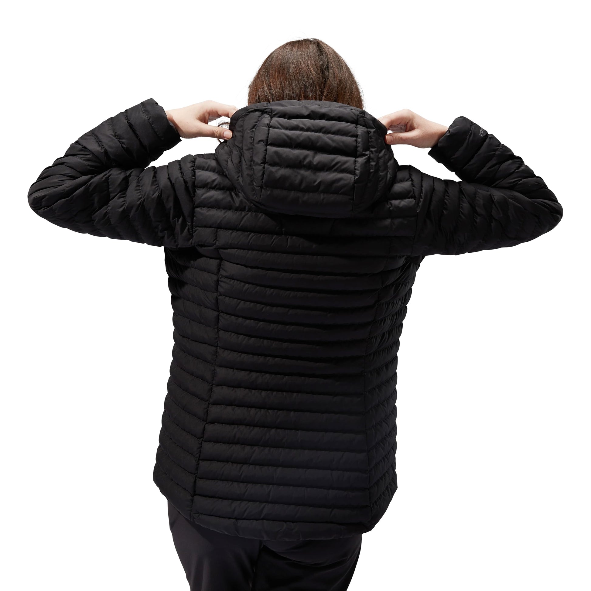 Berghaus Nula Hooded Maternity 2in1 Chaqueta para Mujer, Negro azabache, 40