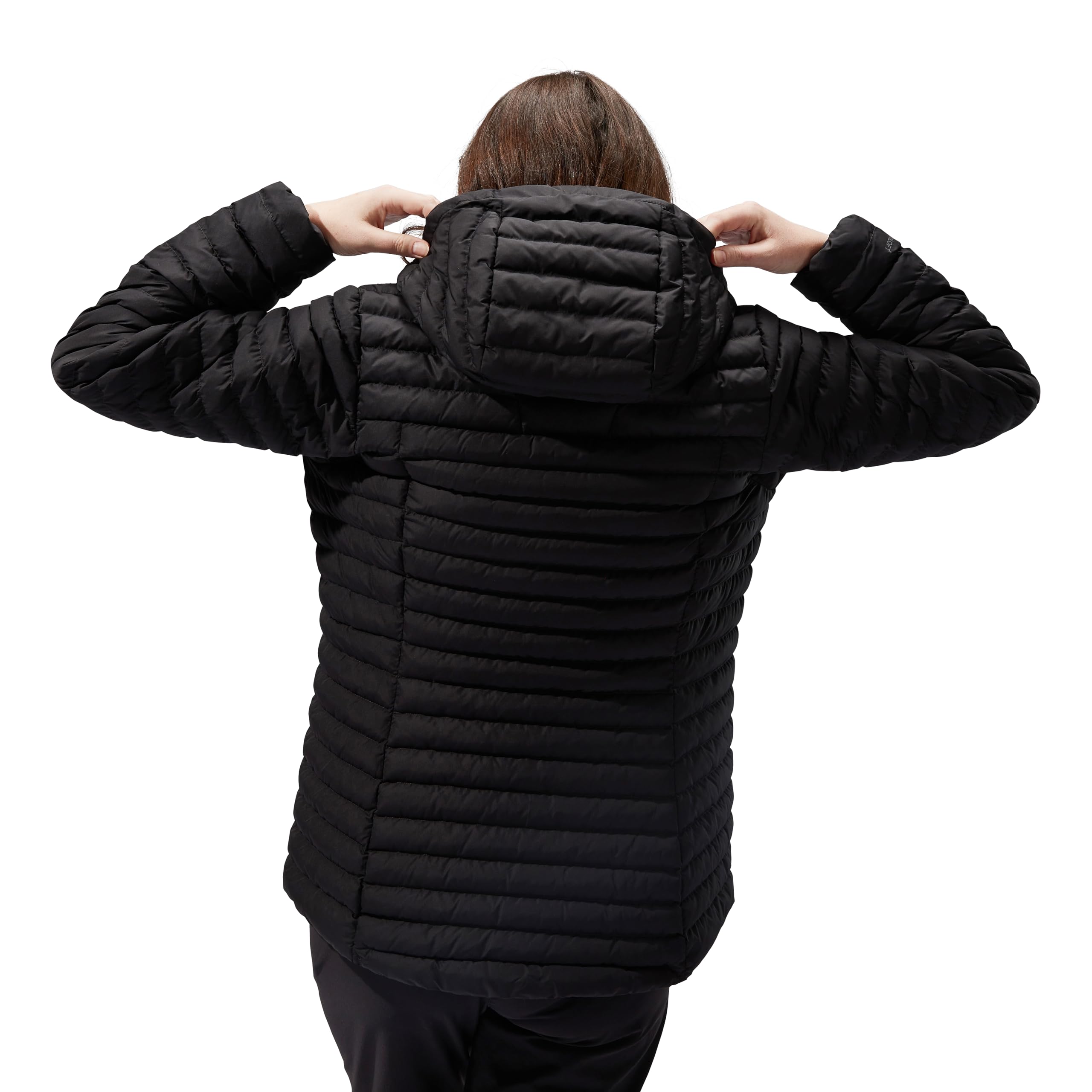 Berghaus Nula Hooded Maternity 2in1 Chaqueta para Mujer, Negro azabache, 40