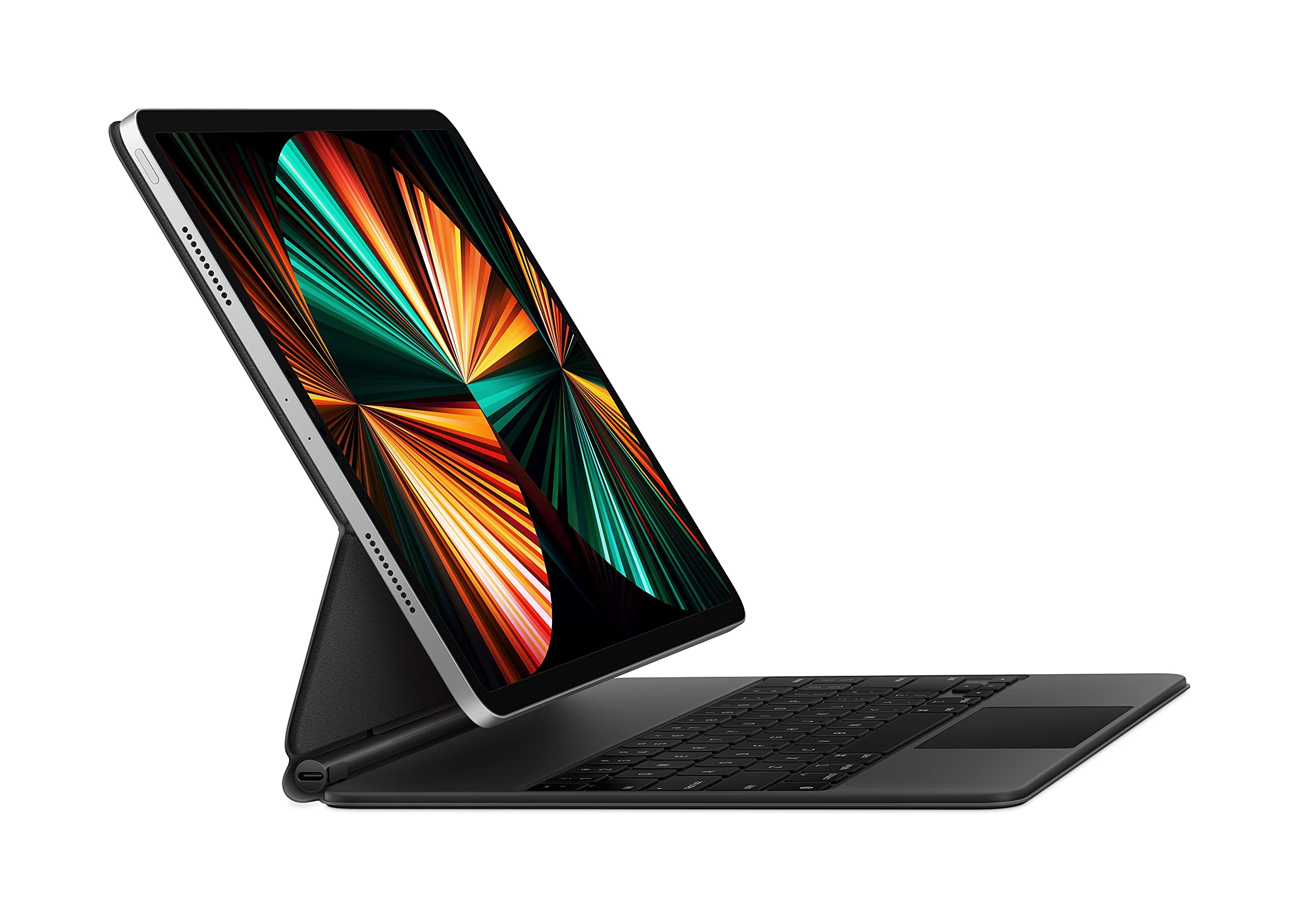 Apple Magic Keyboard: iPad Keyboard and case for iPad Pro 12.9 inch (3rd, 4th, 5th and 6th gen) and iPad Air (M2), Great Typing Experience, Built-in trackpad, Arabic - Black