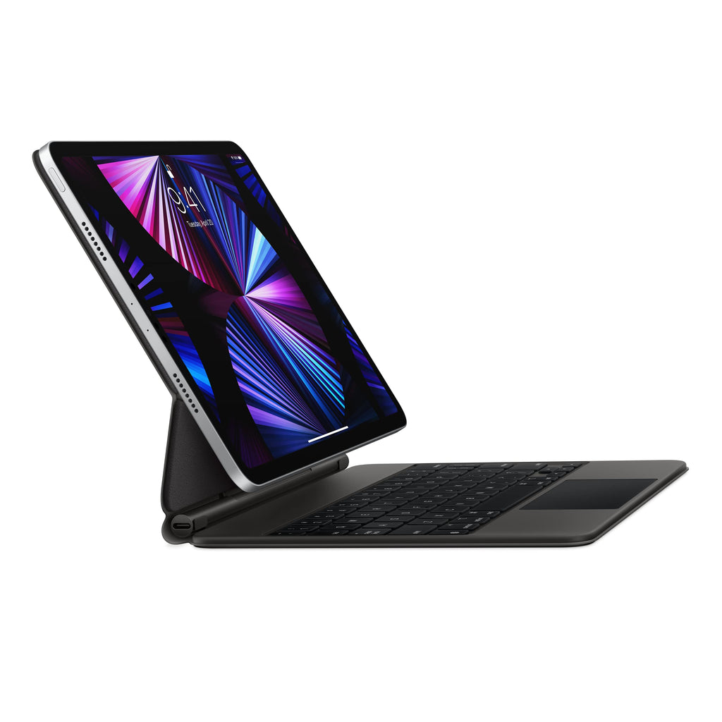 Apple Magic Keyboard: iPad Keyboard case for iPad Pro 11-inch (1st, 2nd, 3rd, 4th gen) and iPad Air (4th, 5th gen, and M2), Great Typing Experience, Built-in trackpad, Russian - Black
