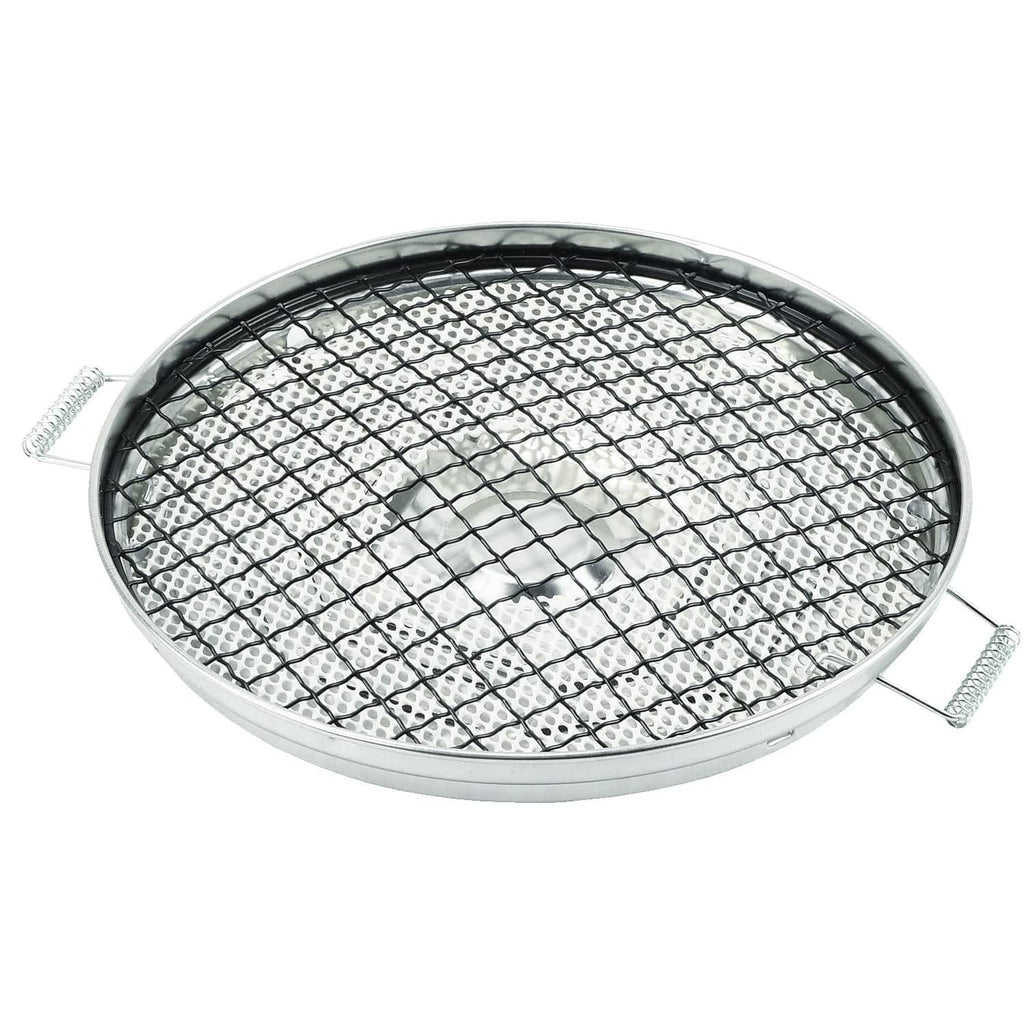 Pearl Metal HB-6042 Hot Grill, Round Mochi Grill, For Gas Stoves