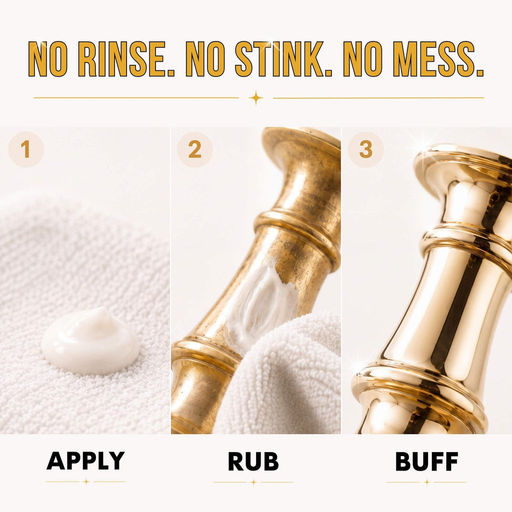 HOPE'S Brass Polish & Cleaner, Tarnish Remover, Copper Silver 8oz, 12-Pack