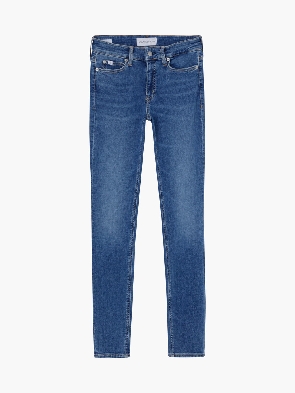 Calvin Klein Vaqueros Mujer Mid Rise Skinny Fit, Azul (Denim Dark), 24W/32L