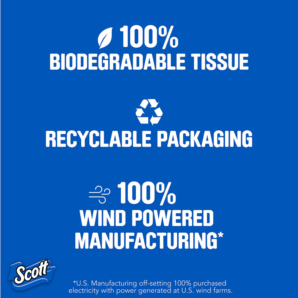 Scott Rapid-Dissolving Toilet Paper, Bath Tissue for RV & Boats , 4ct packs X 12= 48 rolls