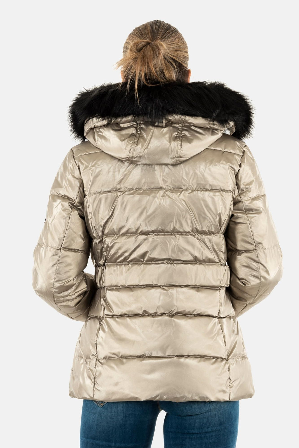 Morgan 242-geliam Chaqueta de Plumas, Mordoré, 36 para Mujer