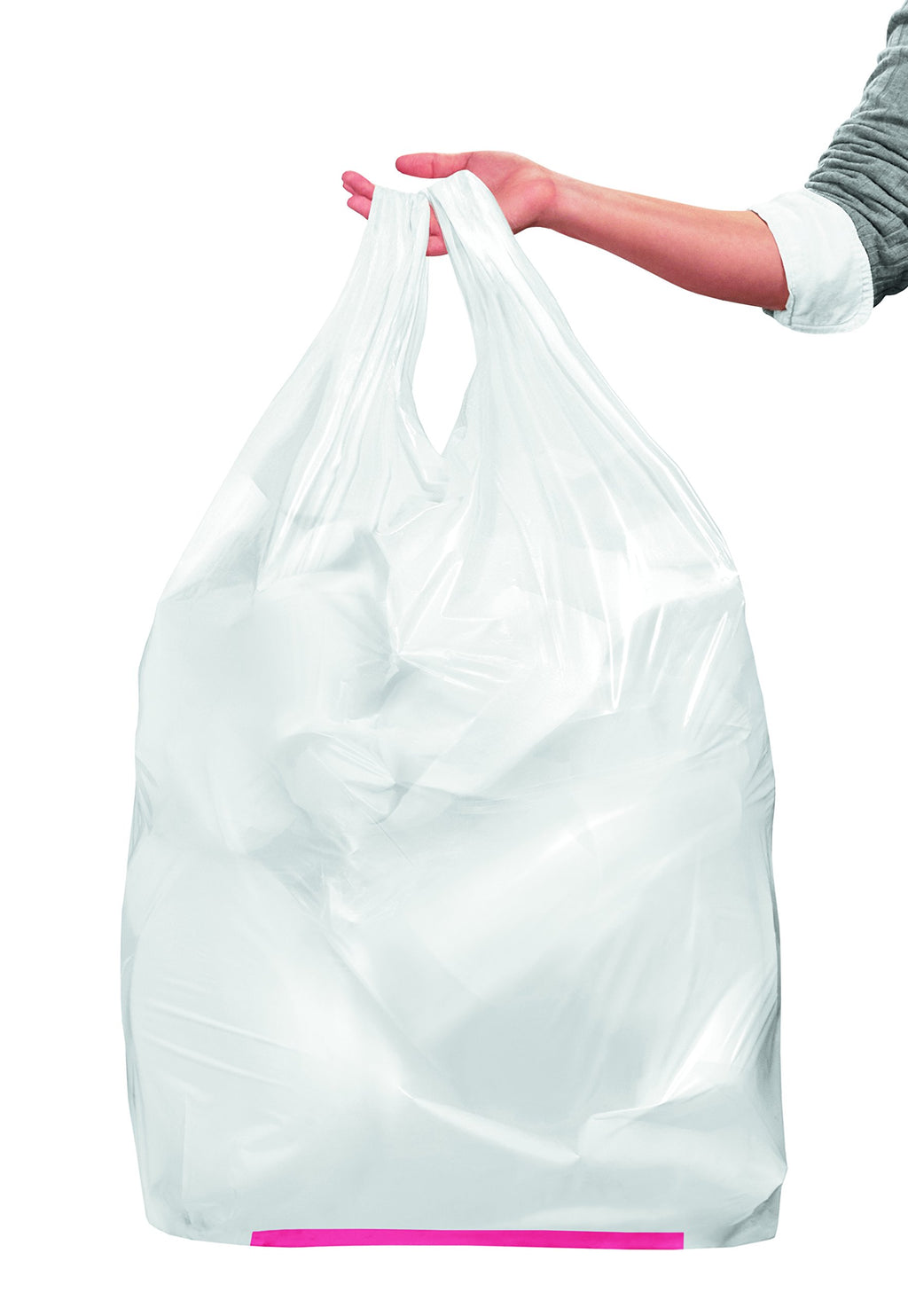 Hippo Sak - Tall Kitchen Garbage Bags with Ergonomic Handles - 13 Gallon Trash Bags - Super Strong, Patented Reinforced Bottom and Leak Proof Tall Kitchen Trash Bags - Heavy Duty Trash Bags (90 Count)