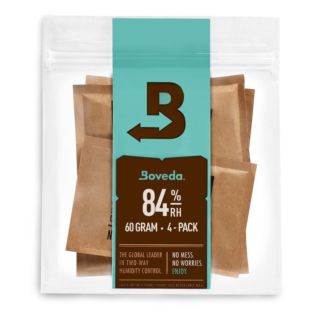 Boveda 84% Seasoning Packs, Size 60, 12-Ct – Wood Box