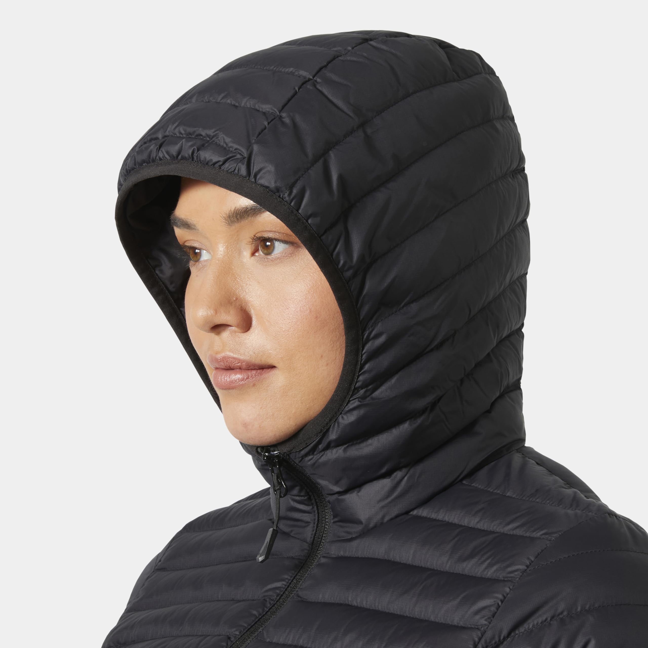 Helly Hansen W Sirdal Long Insulator, Chaqueta Mujer, Negro (Black), M