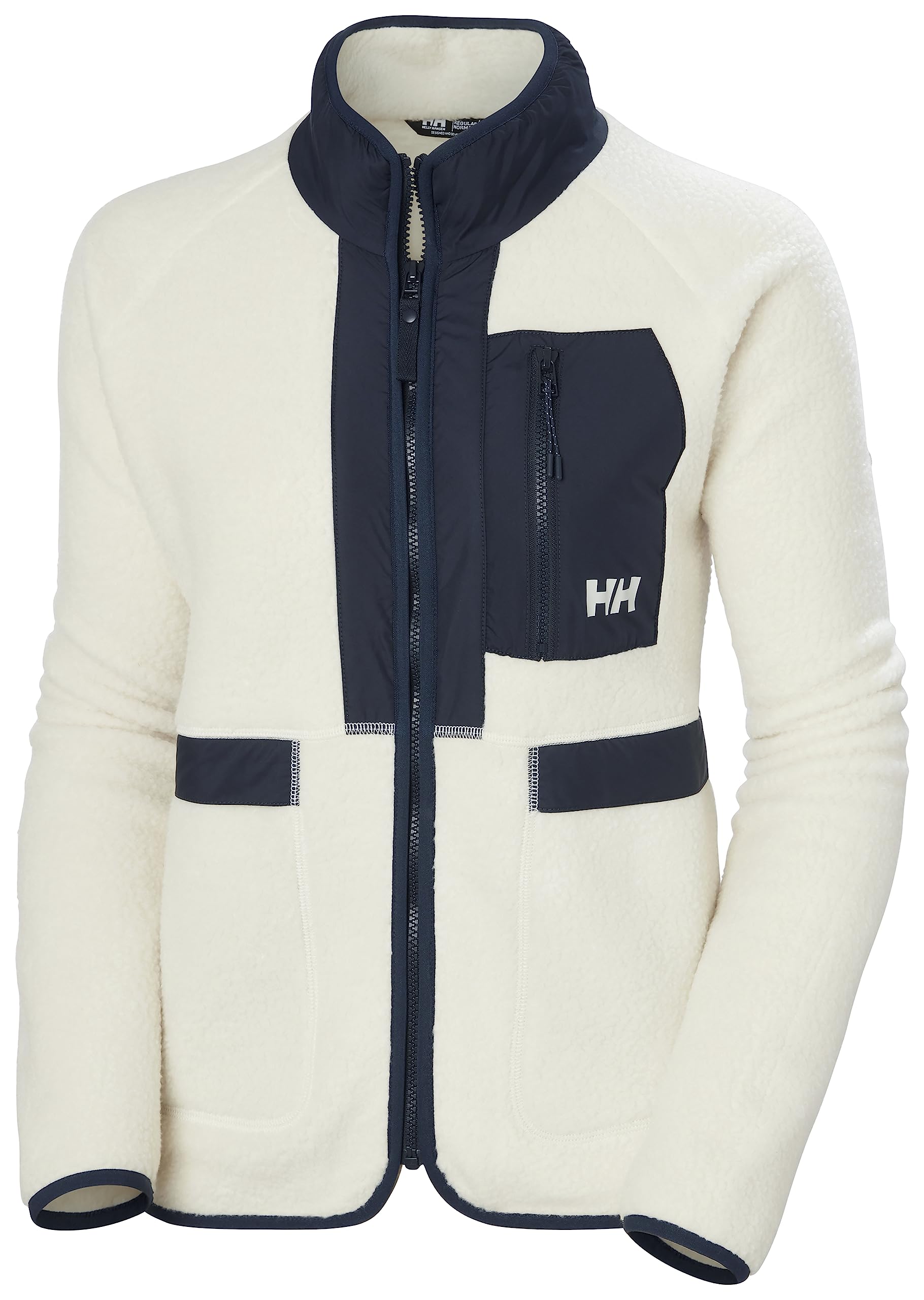 Helly-Hansen Womens W Aurora Pile Jacket, Crema, S