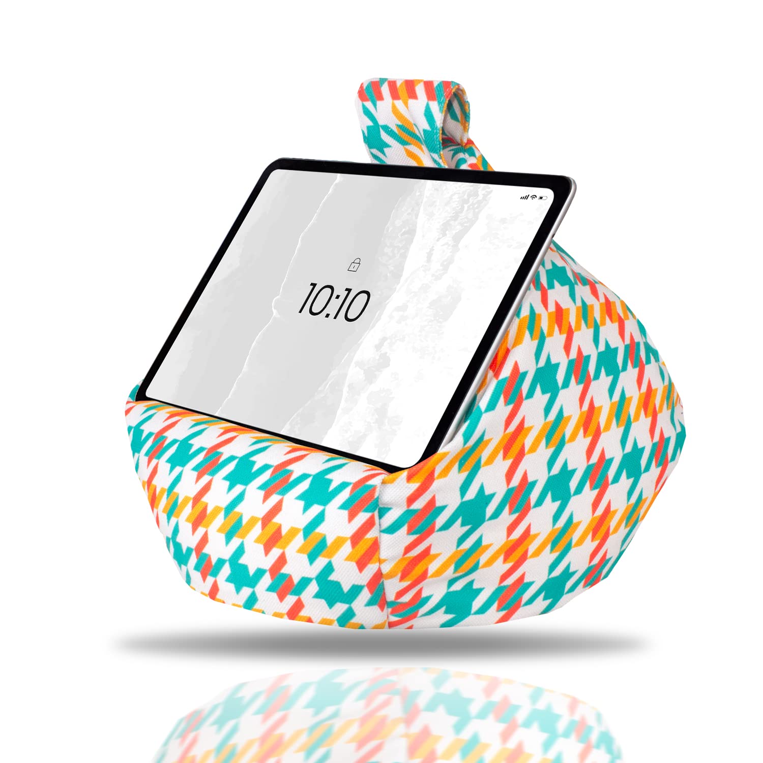 Cojín para tableta y cojín para iPad, soporte para iPad para cama, soporte para tableta para cama, soporte para libro y lector electrónico, accesorios para iPad (pata de gallo)