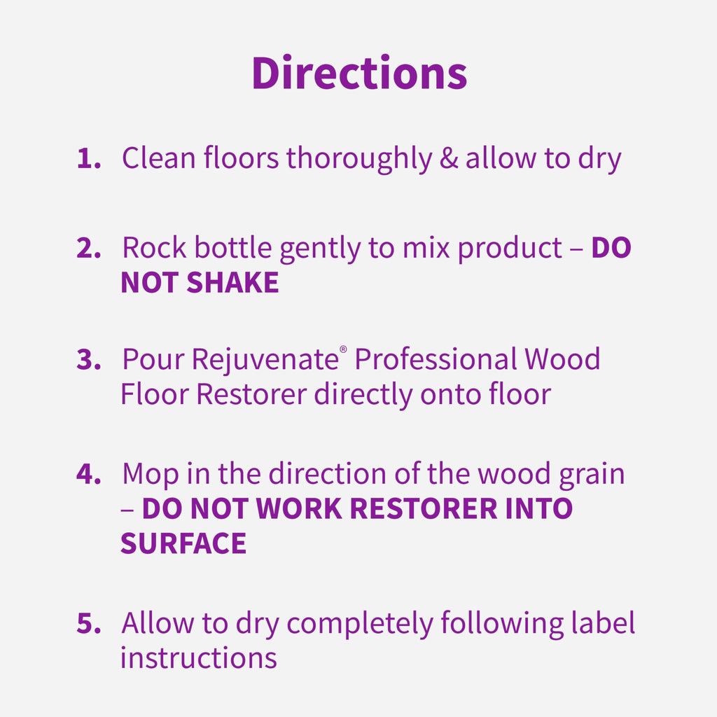 Rejuvenate Professional Wood Floor Restorer 1 Gal, Gloss Finish