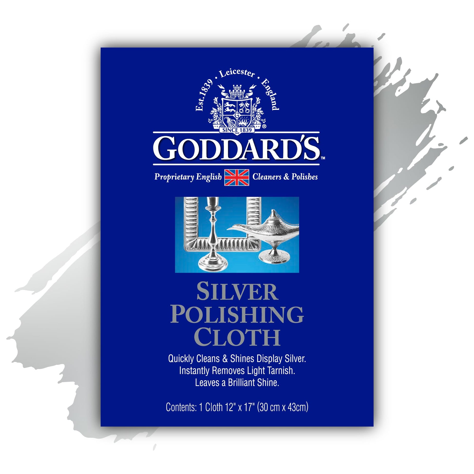 Goddard's Silver Polishing Cloth, Silver Cleaner & Tarnish Remover, 6 Pack