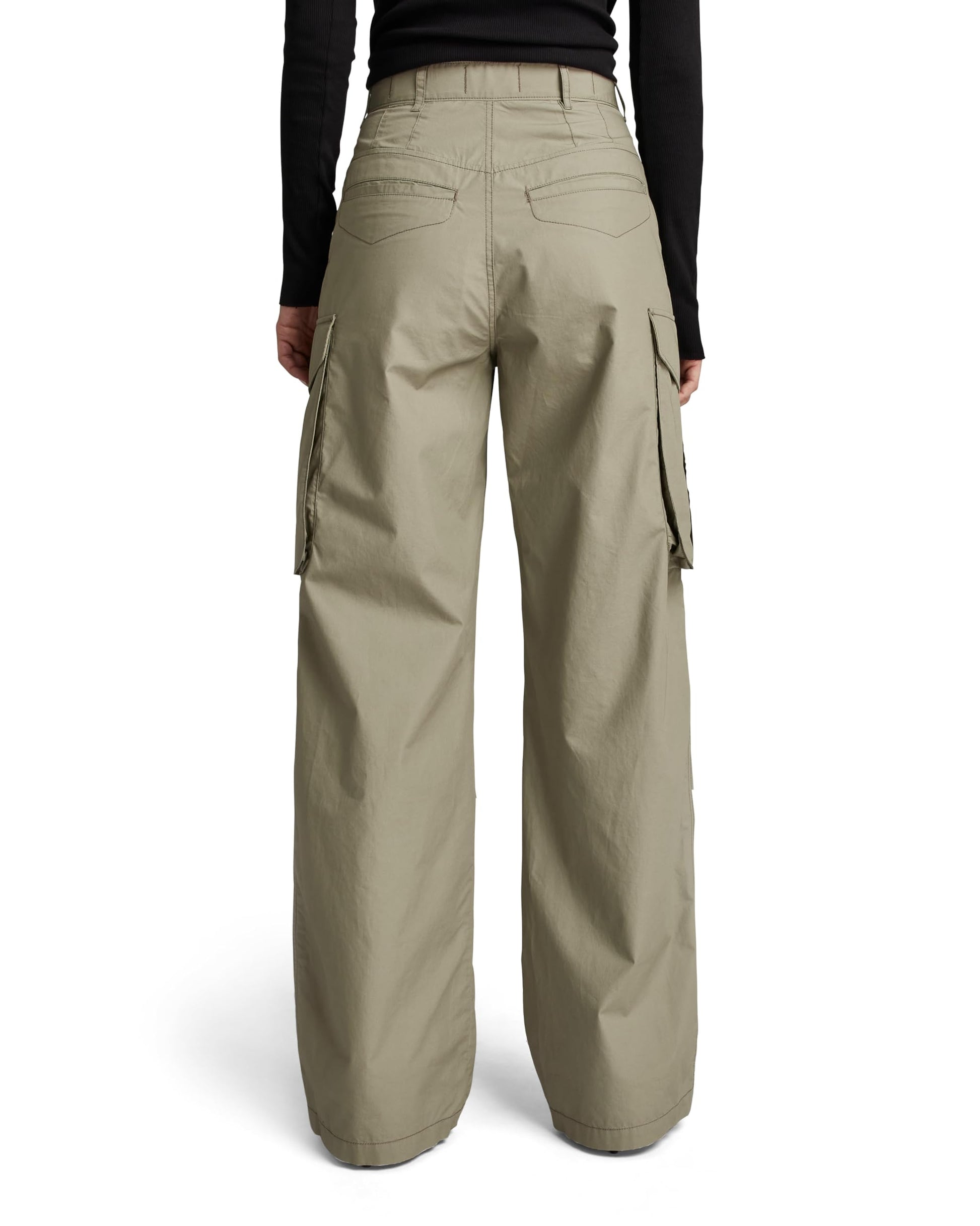 G-STAR para Mujer High Waist Cargo Pants, Verde (Shamrock D24401-a790-2199), 31W / 30L