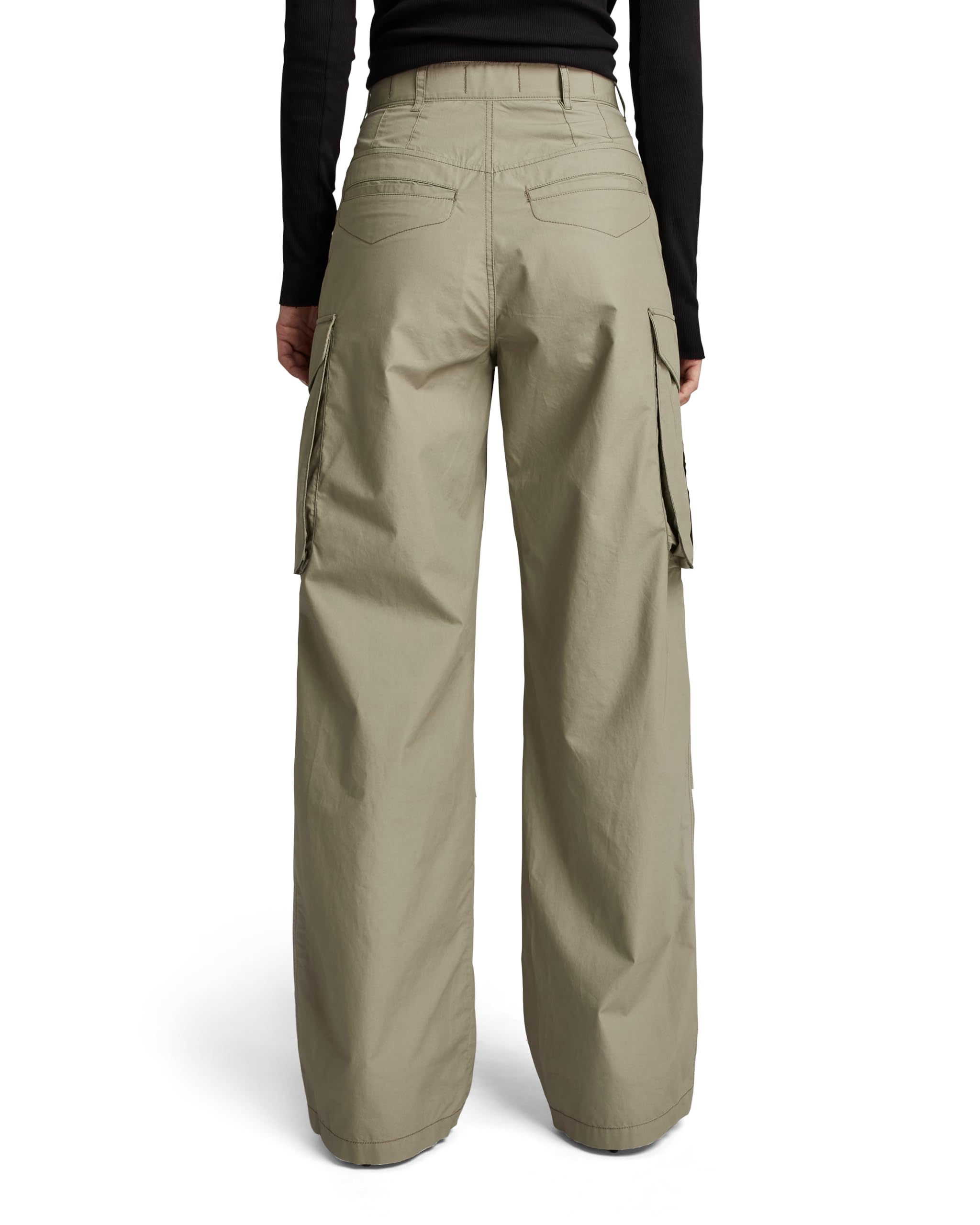 G-STAR para Mujer High Waist Cargo Pants, Verde (Shamrock D24401-a790-2199), 31W / 30L