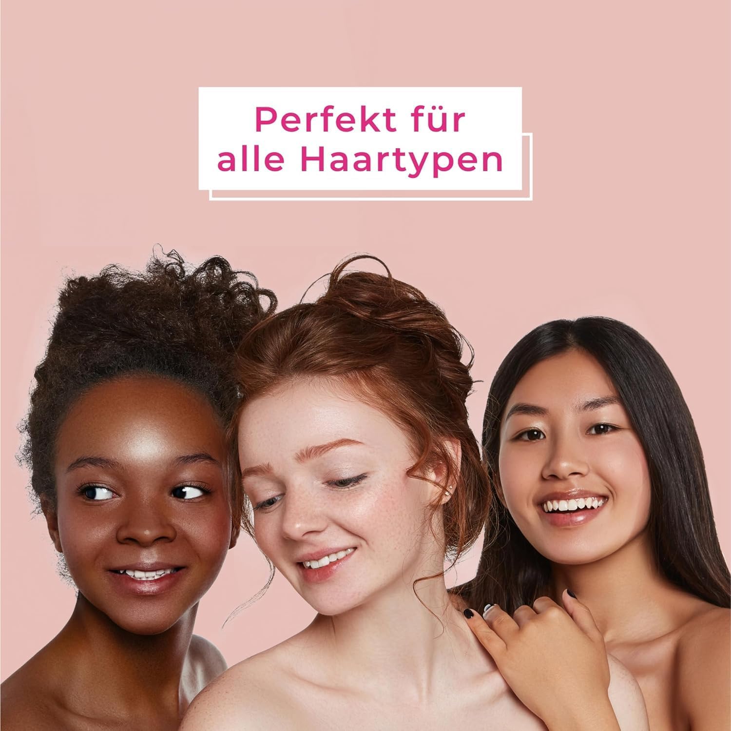Ninabella Bio Haarbürste ohne Ziepen für Damen, Herren & Kinder - Entwirrbürste auch für Locken & Lange Haare - Einzigartige Profi Detangler-Bürste mit Spiralfeder - Schwarz