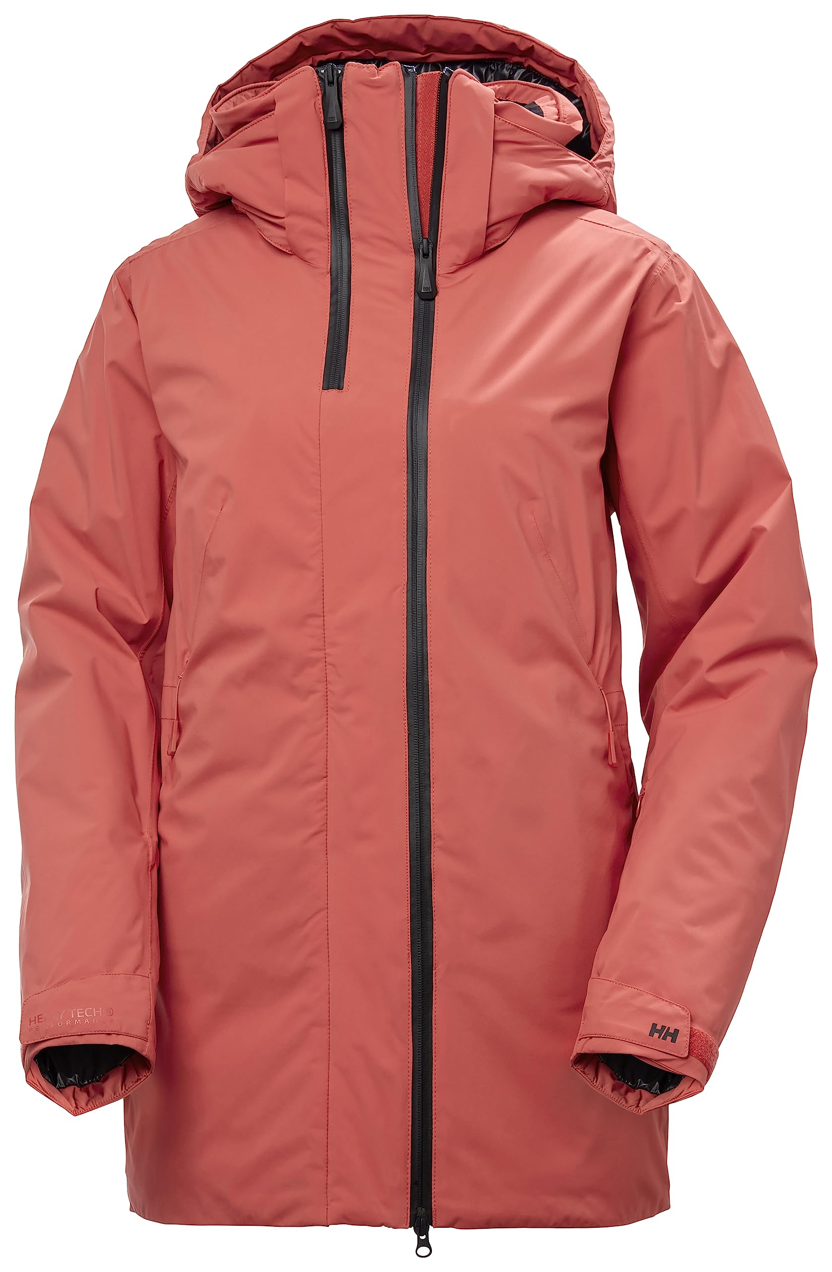 Helly-Hansen Womens W Nora Long Insulated Jacket, Rojo, XS