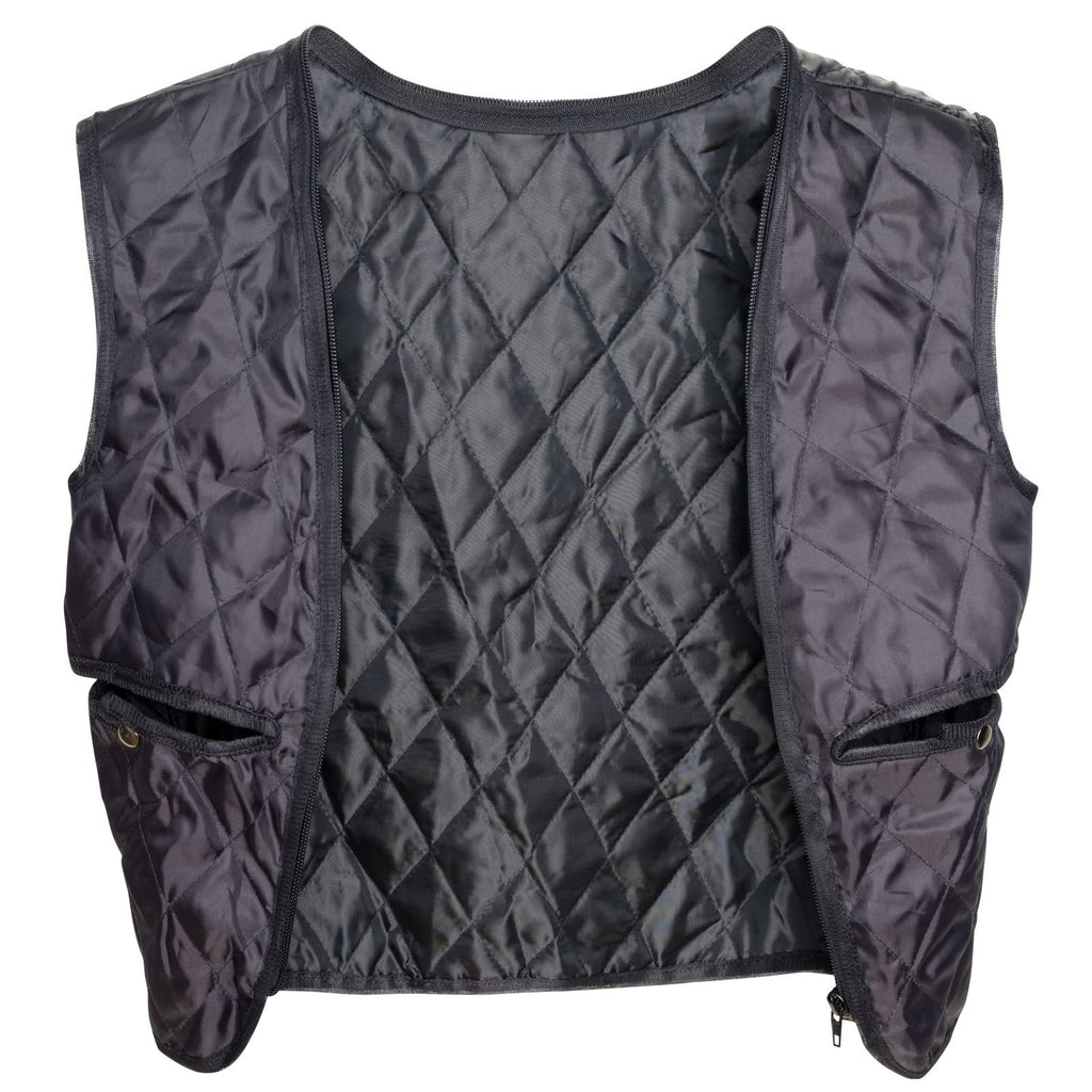 URBAN 5884 Chaqueta Moto Mujer de Cuero Leather '58 LADIES', Cazadora Moto de Piel de Cordero, Armadura Removible para Espalda, Hombros y Codos Aprobada por la CE, Negro, 2XL (UR-156)