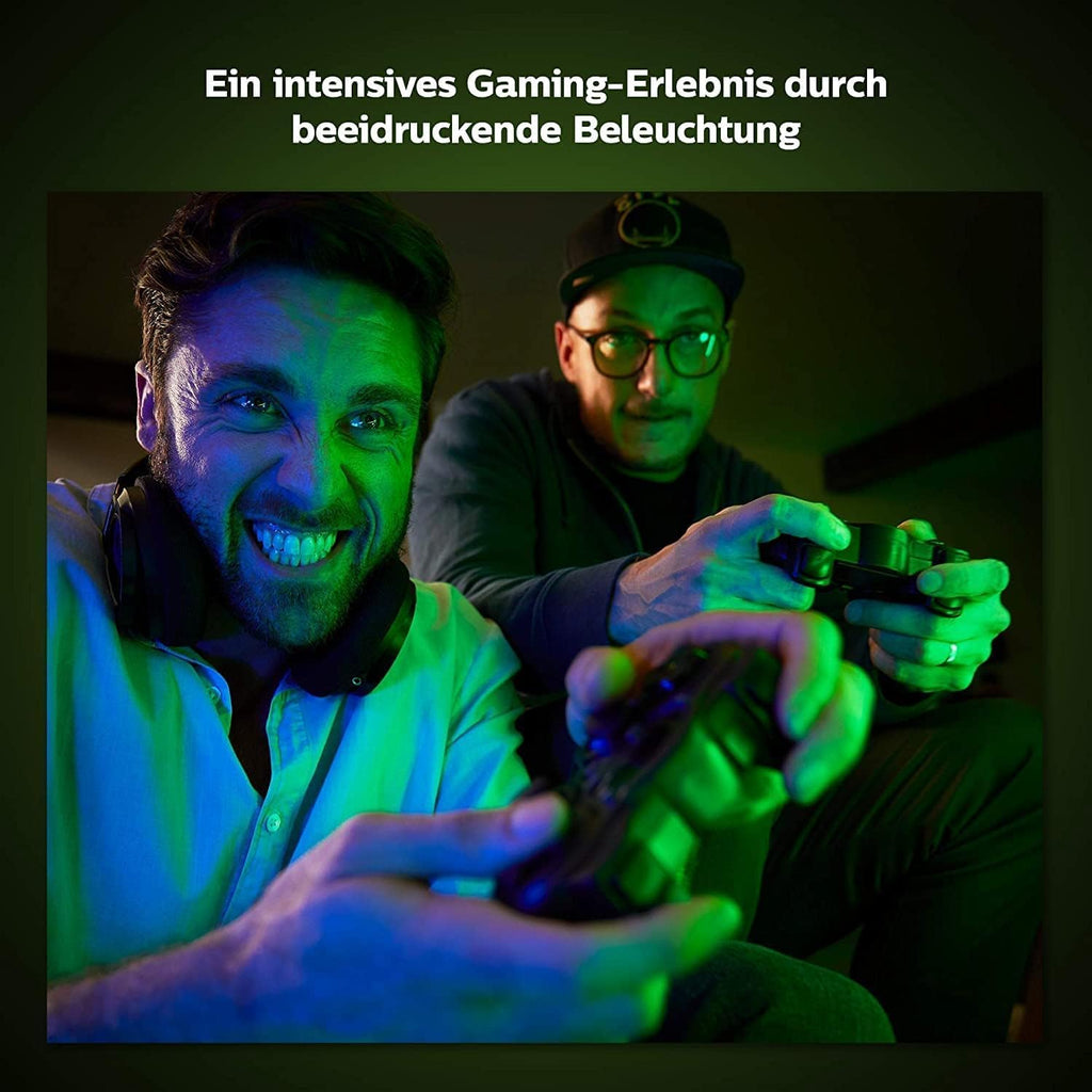 Philips Hue Play HDMI Sync-Box, smartes Zubehör für TV LED Hintergrundbeleuchtung, Nahtlose Lichtsynchronisierung für Heimkino oder Gaming mit Dolby-Vision, 4K und Surround Beleuchtung