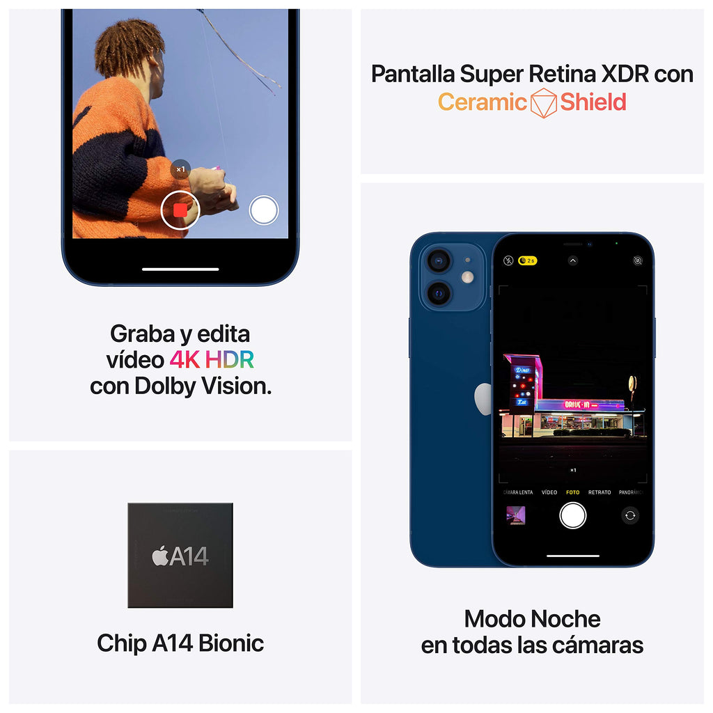 Apple iPhone 12 (64GB) - Nero