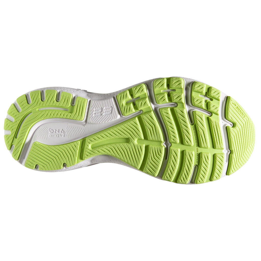 Brooks Adrenaline Gts 23, Sneaker Mujer, Negro Black Gunmetal Sharp Green 1d0, 35.5 EU