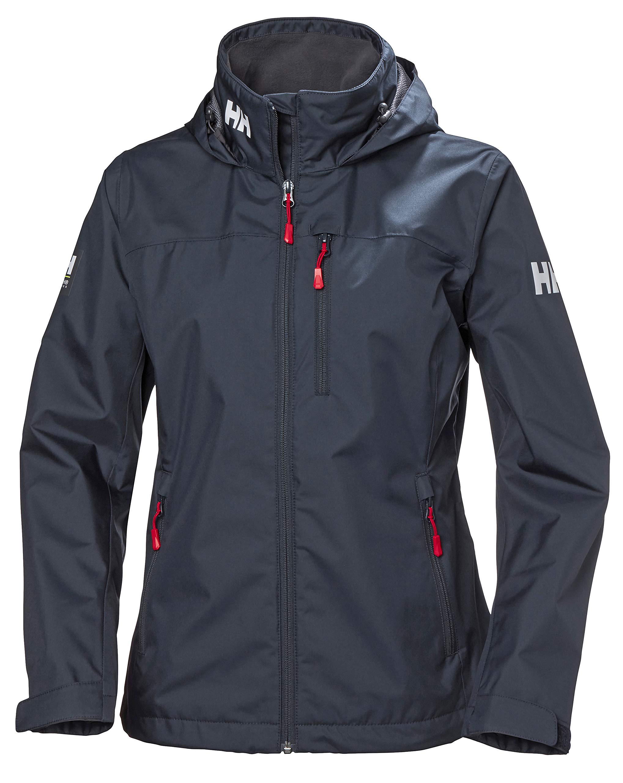 Helly Hansen W Crew Hooded Jacket Chaqueta, Azul marino, XS Mujer