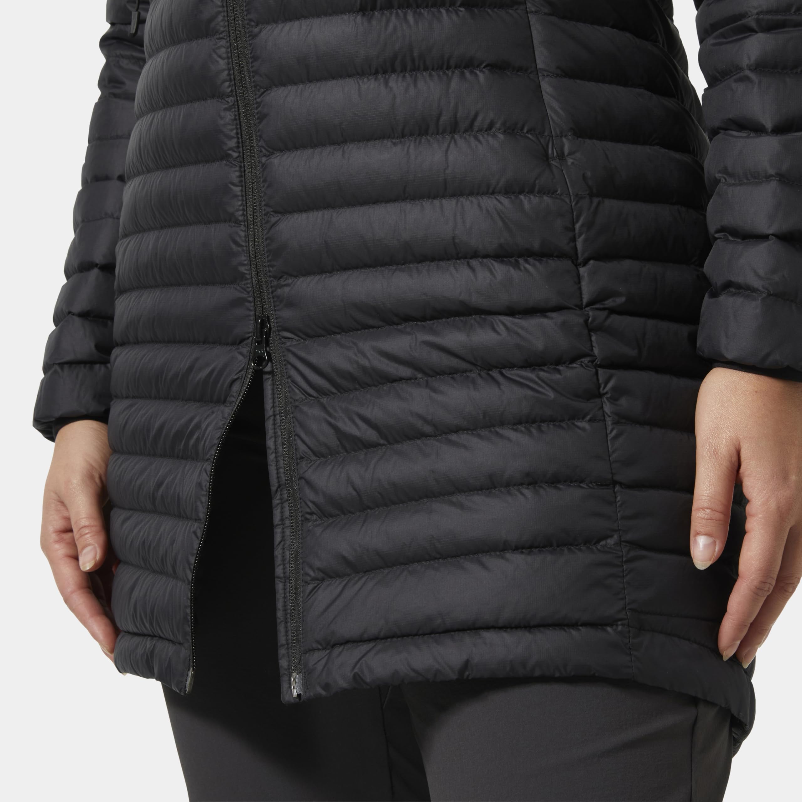 Helly Hansen W Sirdal Long Insulator, Chaqueta Mujer, Negro (Black), M