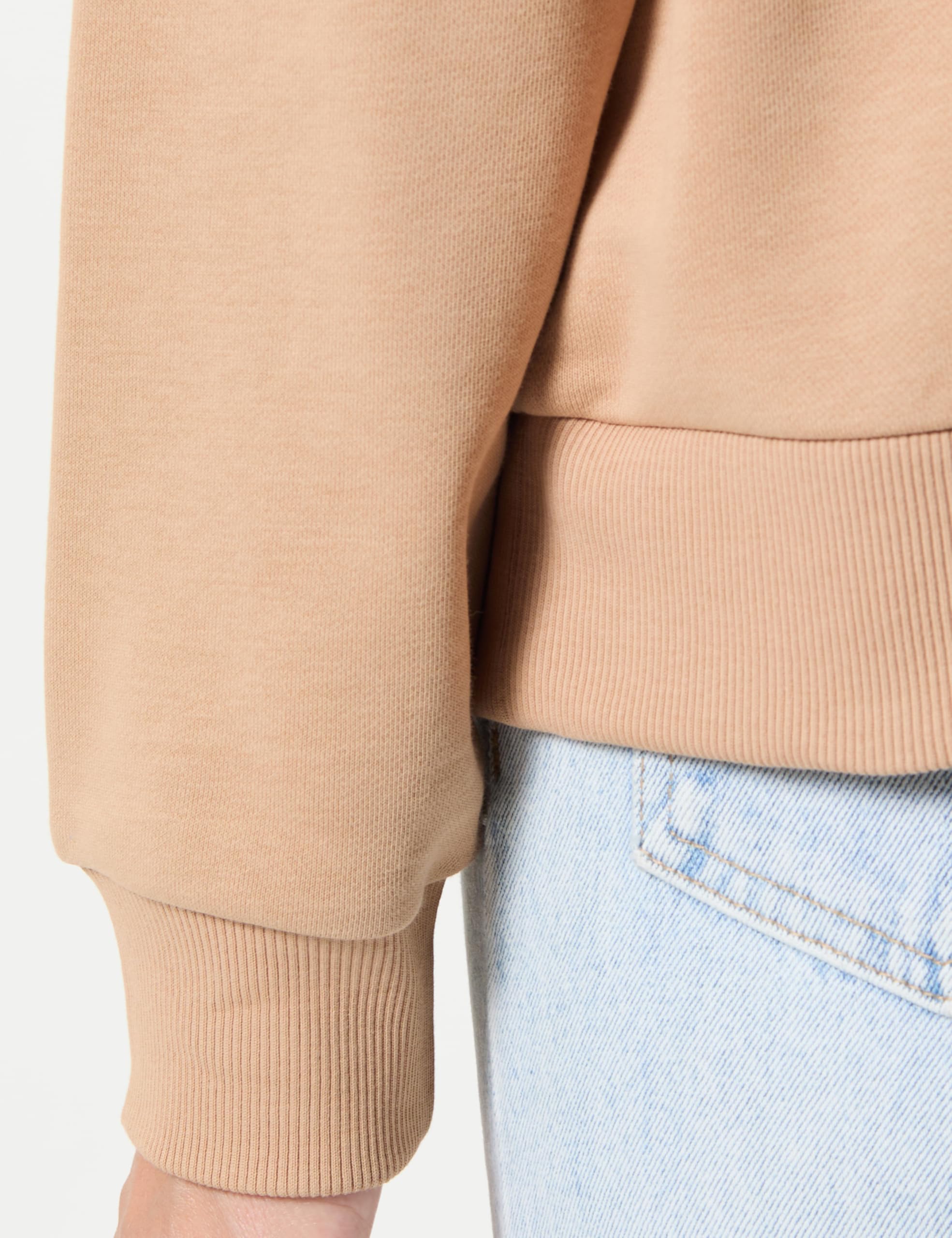 GANT Reg Tonal Shield C-Neck Sweat Sudadera, Caramel Beige, L para Mujer