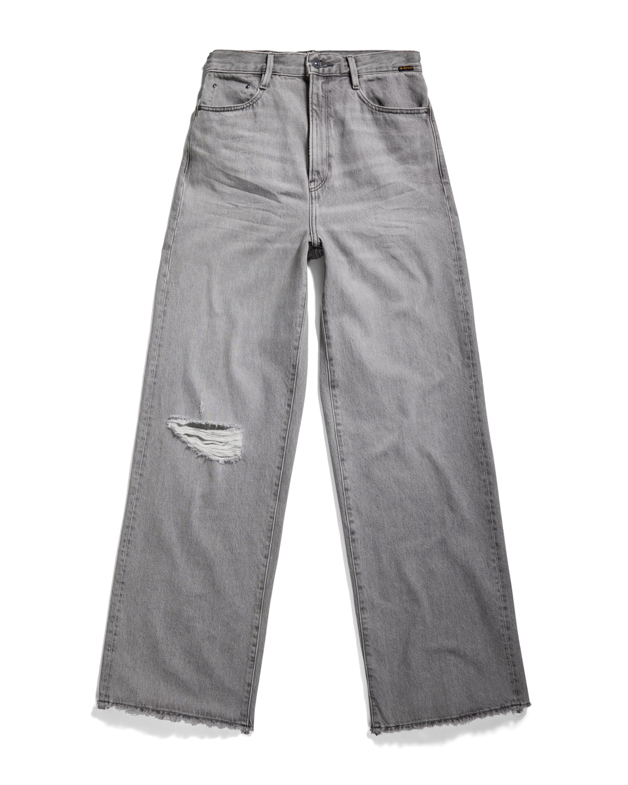 G-Star para Mujer Jeans Deck 2.0 High Loose, Gris (Faded Ripped Aerosol D23591-D490-G669), 32W / 34L
