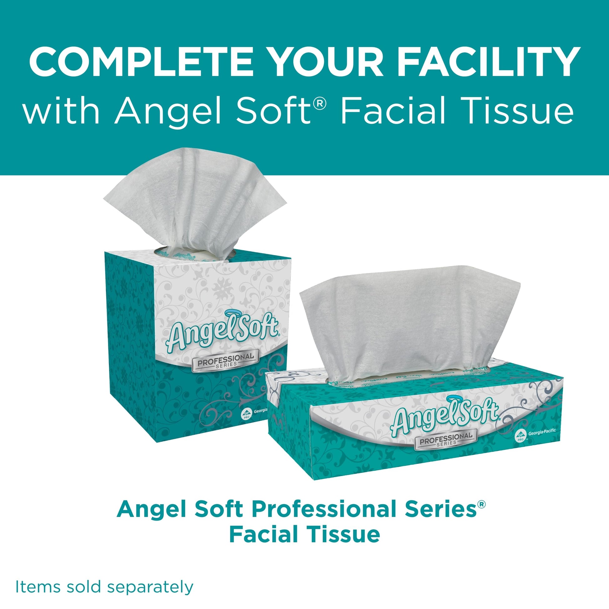 Angel Soft Professional Series by Georgia-Pacific PRO 2-Ply Embossed Toilet Paper, White, Individually Wrapped, 450 Sheets Per Roll, 20 Toilet Tissue Rolls Per Case, 16620