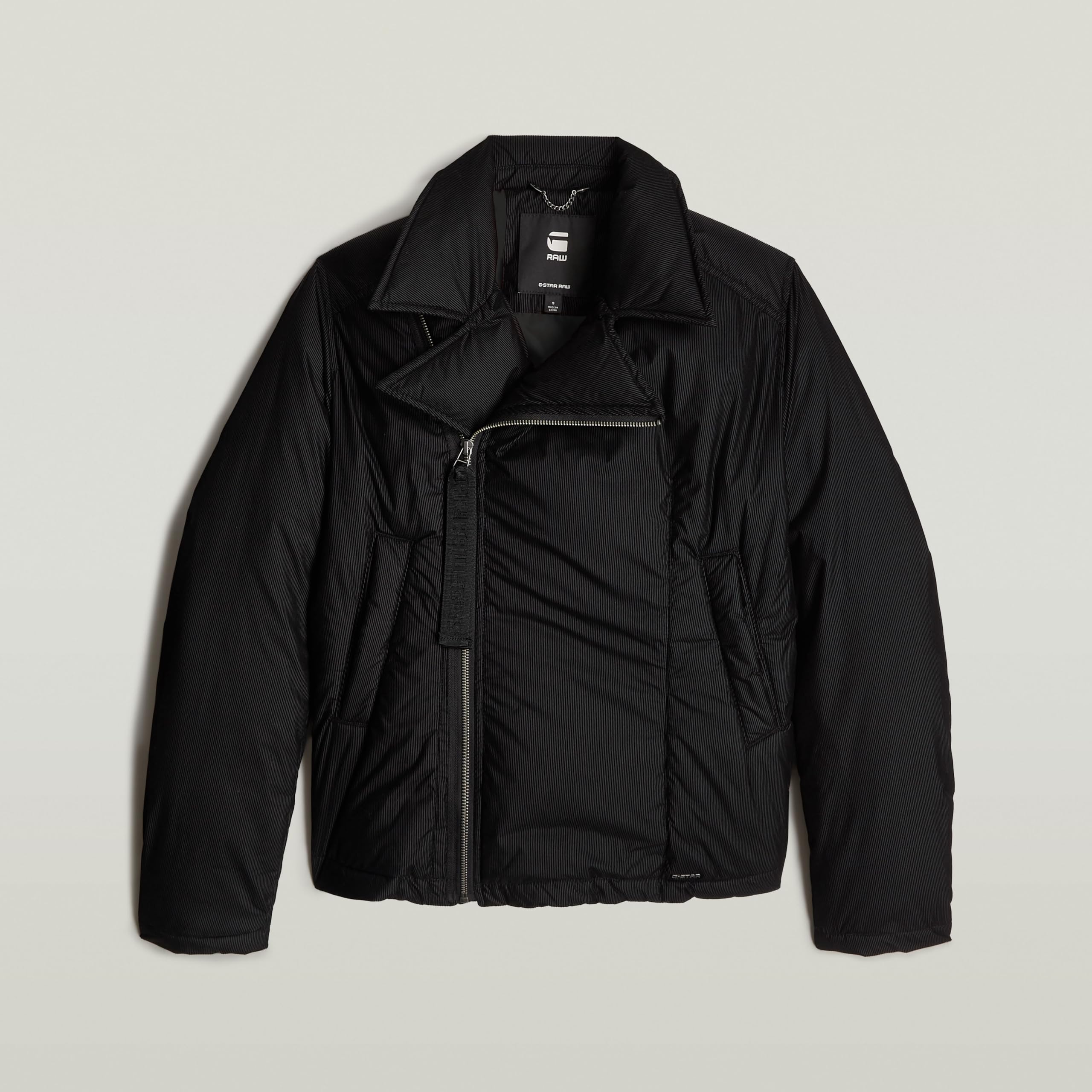 G-STAR Para Mujer Perfecto Puffer, Multicolor (dk black flock stripe D25279-C441-G903), M