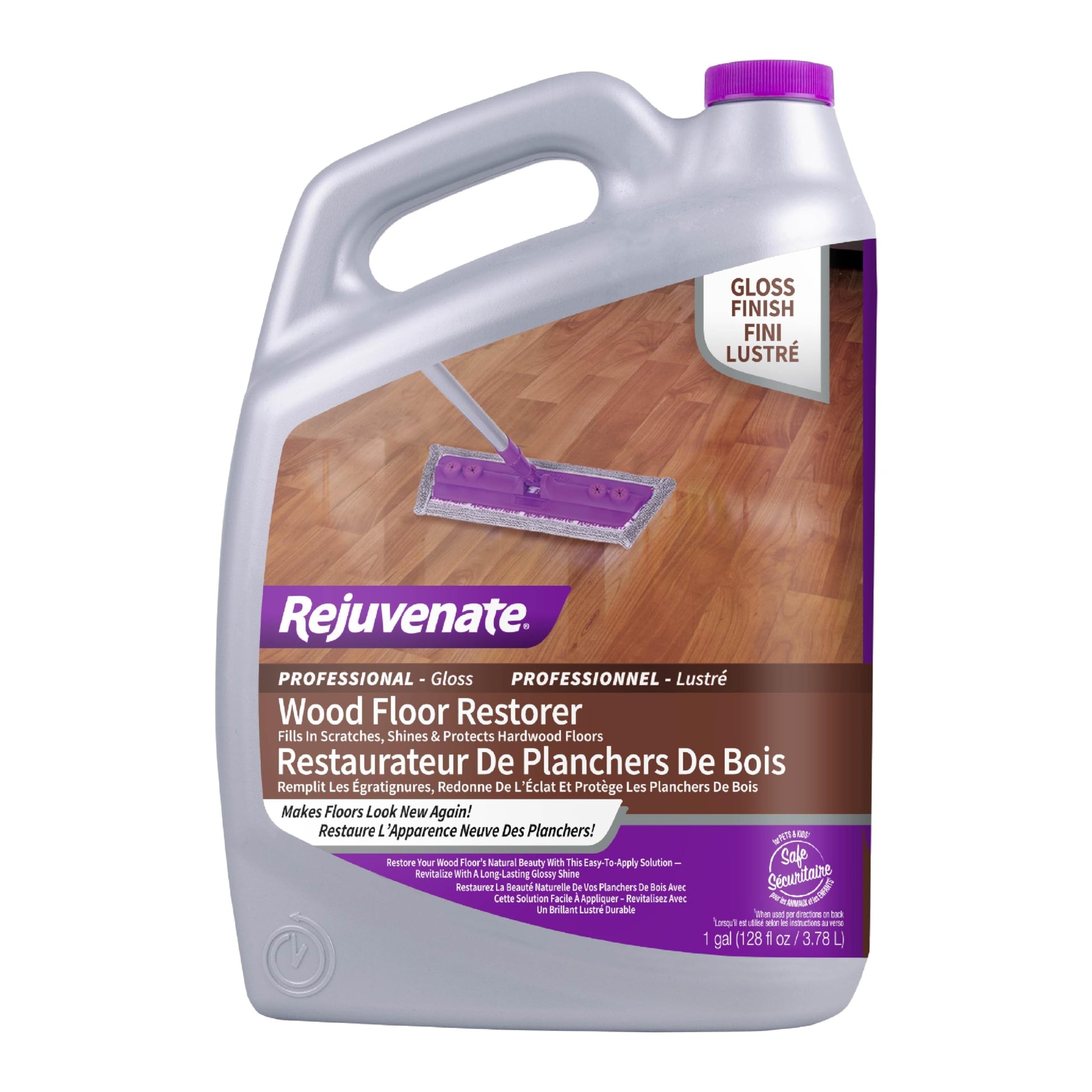 Rejuvenate Professional Wood Floor Restorer 1 Gal, Gloss Finish