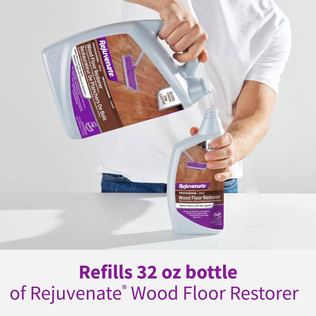 Rejuvenate Professional Wood Floor Restorer 1 Gal, Gloss Finish