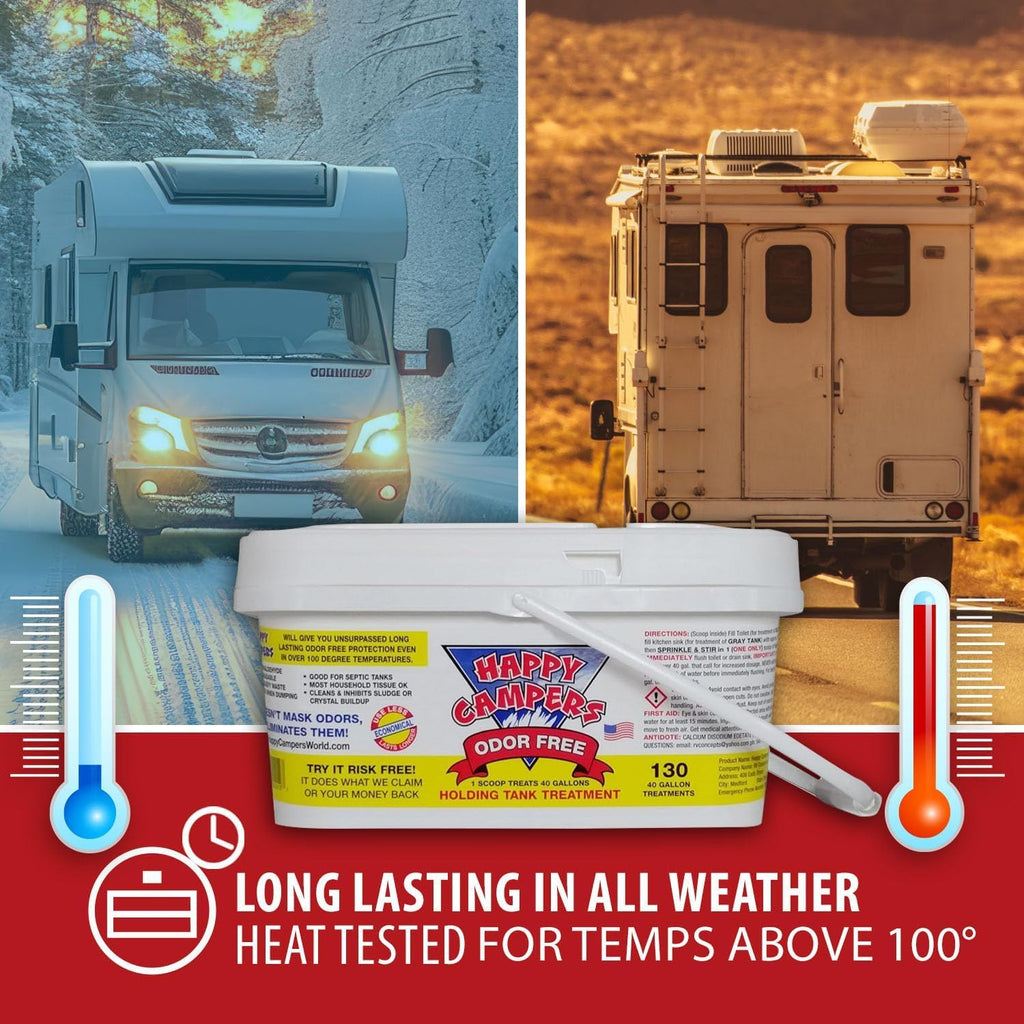 Happy Campers RV Toilet & Holding Tank Treatment – 130 Treatments