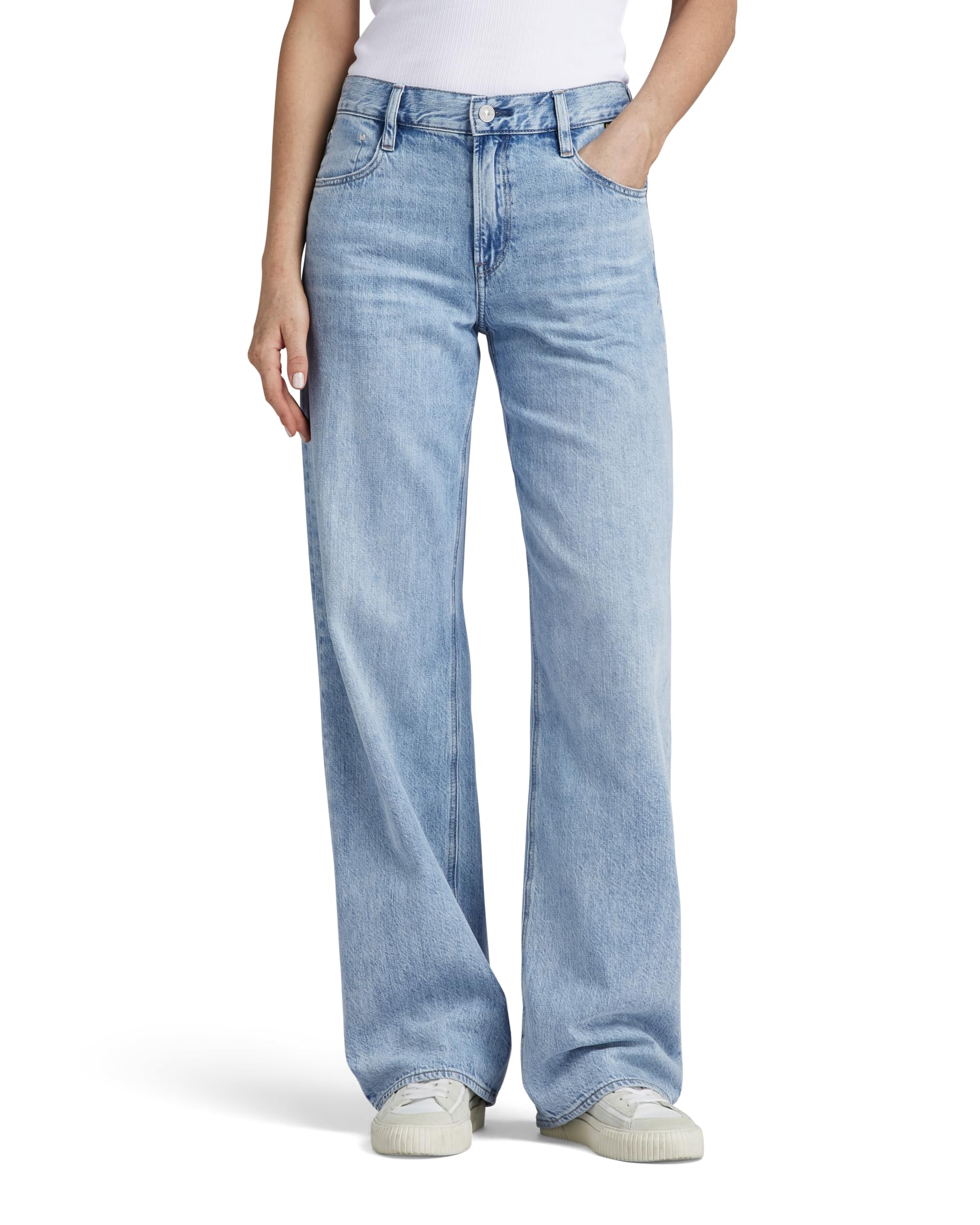 G-STAR Judee Low Waist Loose Jeans, Vaqueros Mujer, Azul (Sun Faded Cloudburst D22889-d536-g339), 29W / 28L