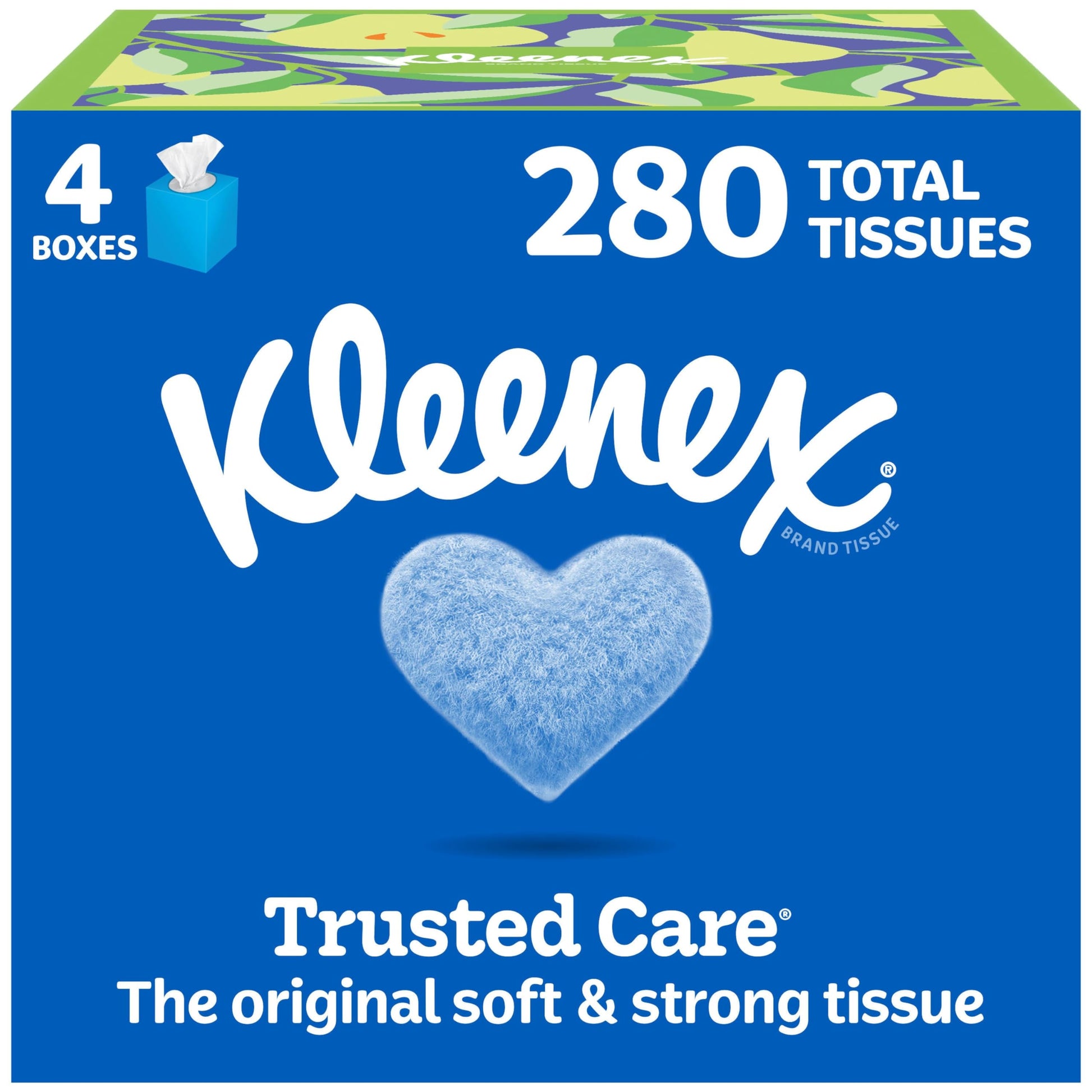 Kleenex Everyday Facial Tissues, 210 Tissues per Flat Box, 18 Pack