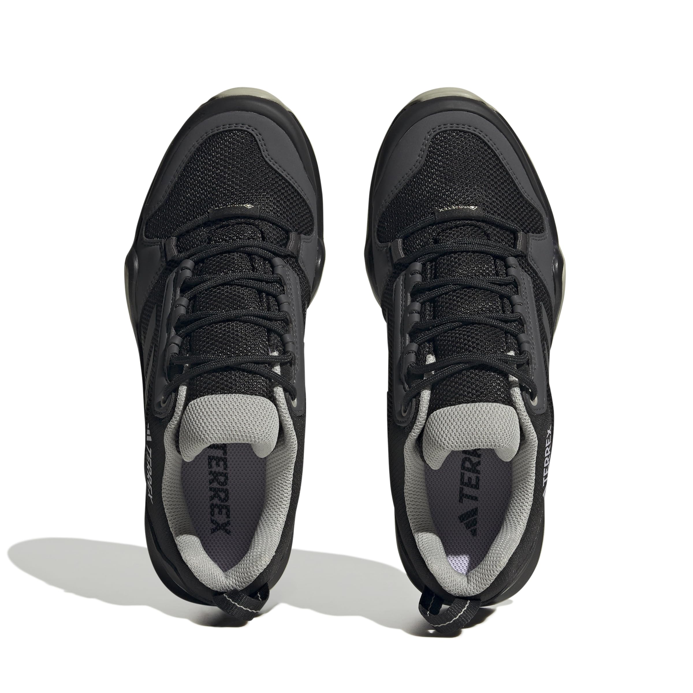Adidas Mujer Terrex AX3 Gore-Tex Hiking Shoes, Core Black/Solid Grey/Metal Grey, 39 1/3 EU