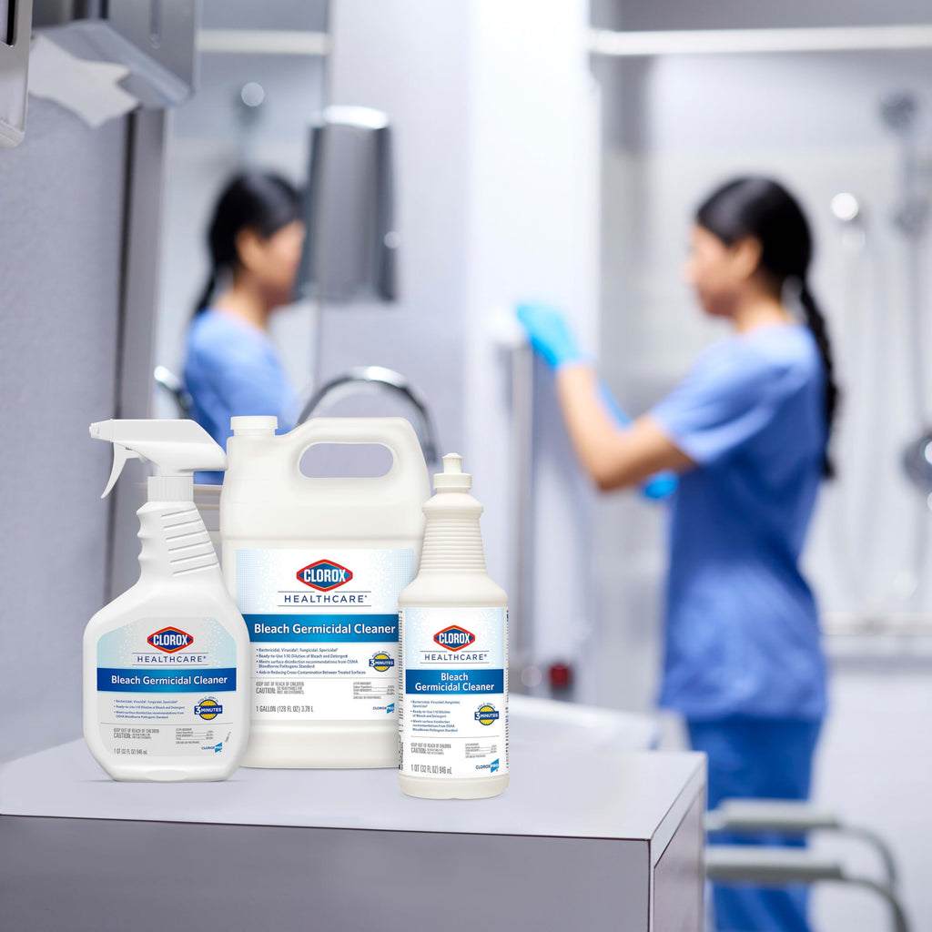 Clorox Healthcare Bleach Germicidal Cleaner Refill, 128 Fluid Ounces (Package May Vary)