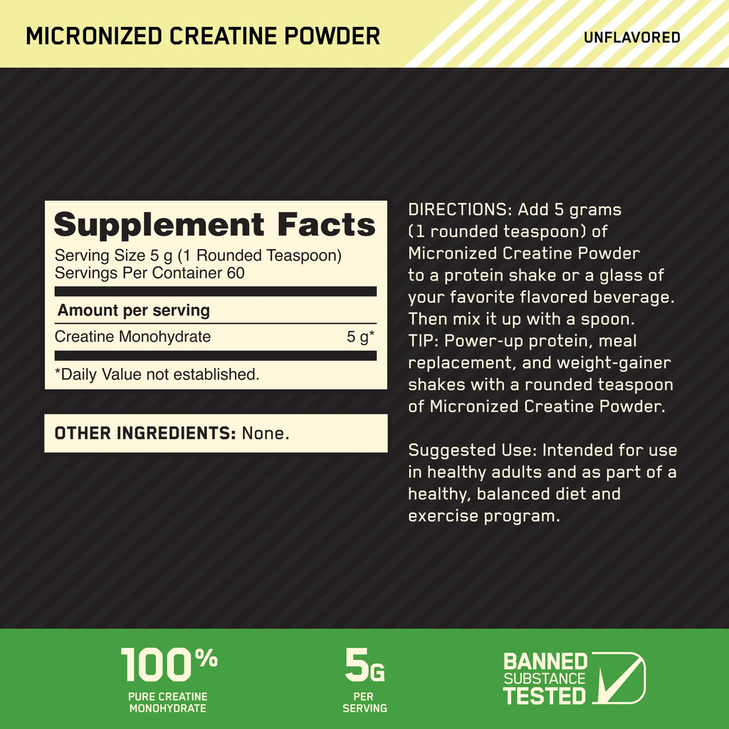 Optimum Nutrition ON Gold Standard 100% Whey Protein Primary Source Isolate - Double Rich Chocolate, 2 Lbs + ON Micronized Creatine Monohydrate Powder - Unflavored, 300 Grams
