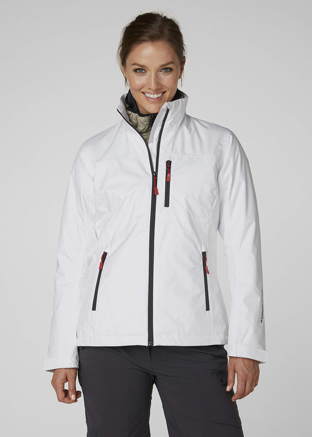 Helly Hansen W Crew Midlayer Jacket Chaqueta deportiva, Blanco, M Mujer