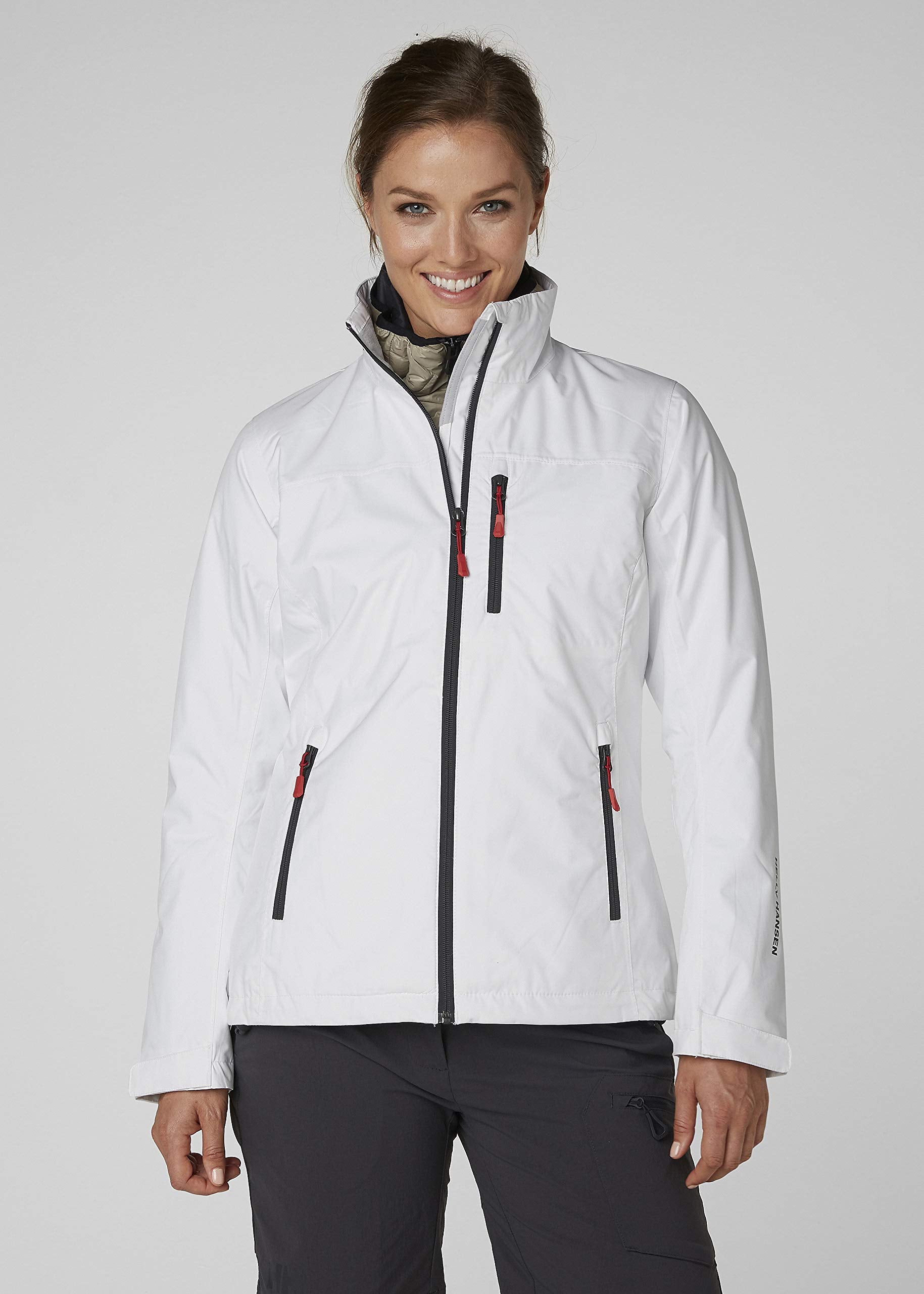 Helly Hansen W Crew Midlayer Jacket Chaqueta deportiva, Blanco, M Mujer