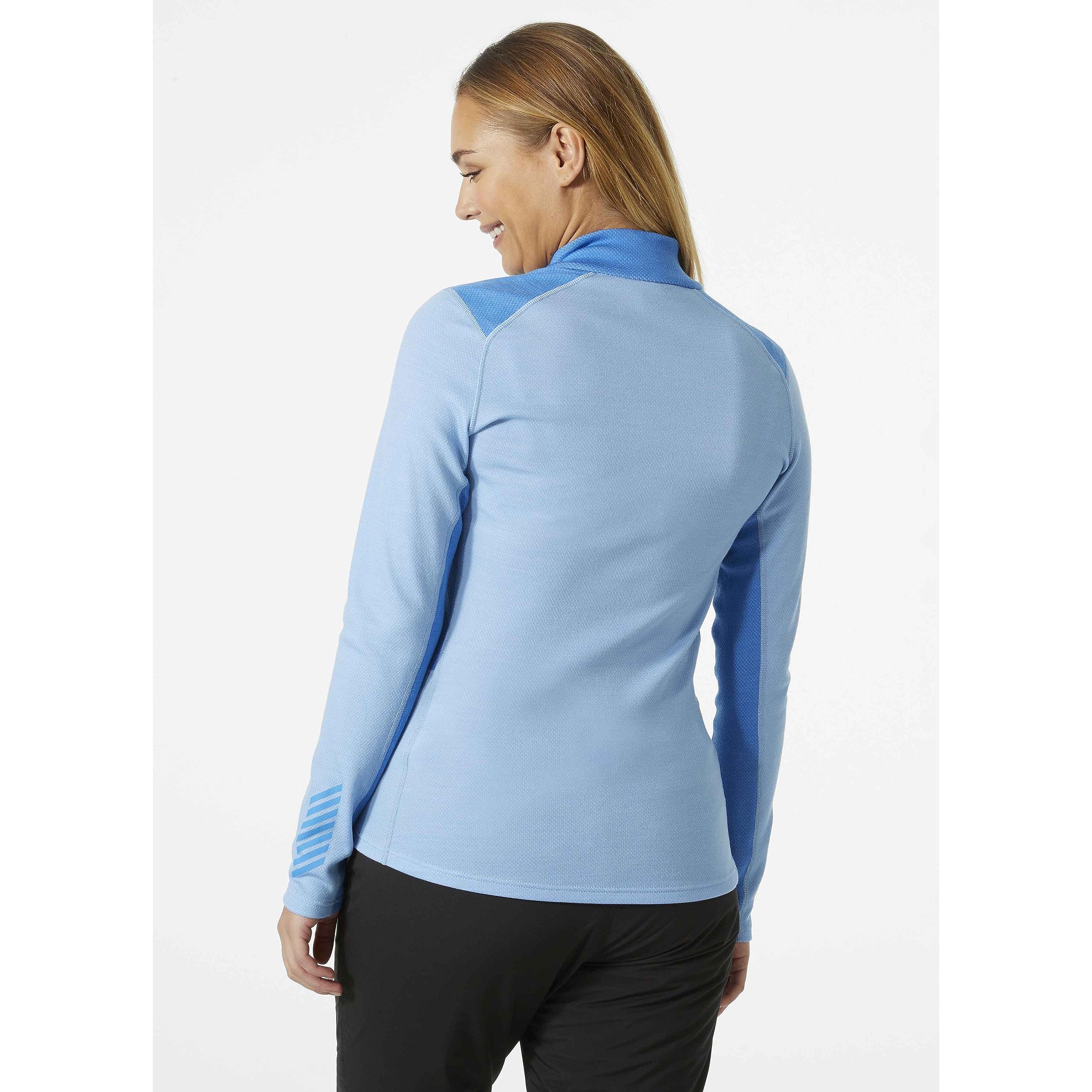 Helly-Hansen Womens W Lifa Merino Midw 1/2 Zip, Azul Brillante, S