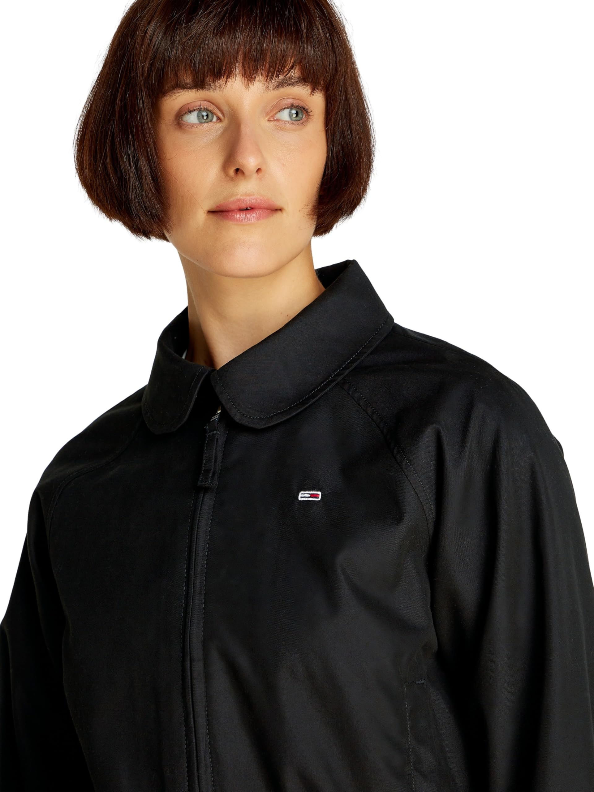 Tommy Jeans Tjw Cotton Jacket Ext, Otras Chaquetas Mujer, Negro (Black), XL Grande