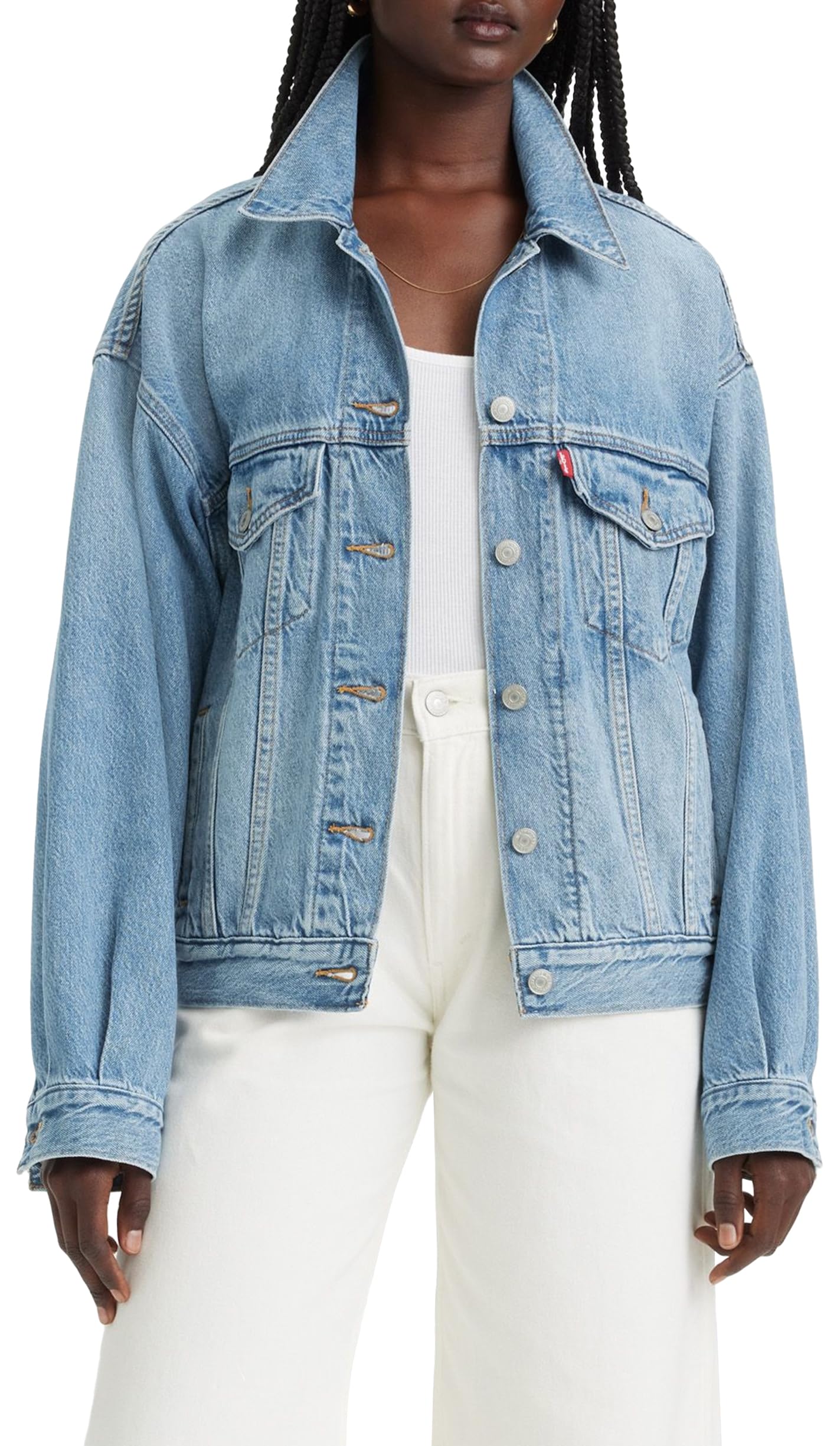 Levi's 90s Trucker, Jacket para Mujer, Soft As Butter Mid, XS
