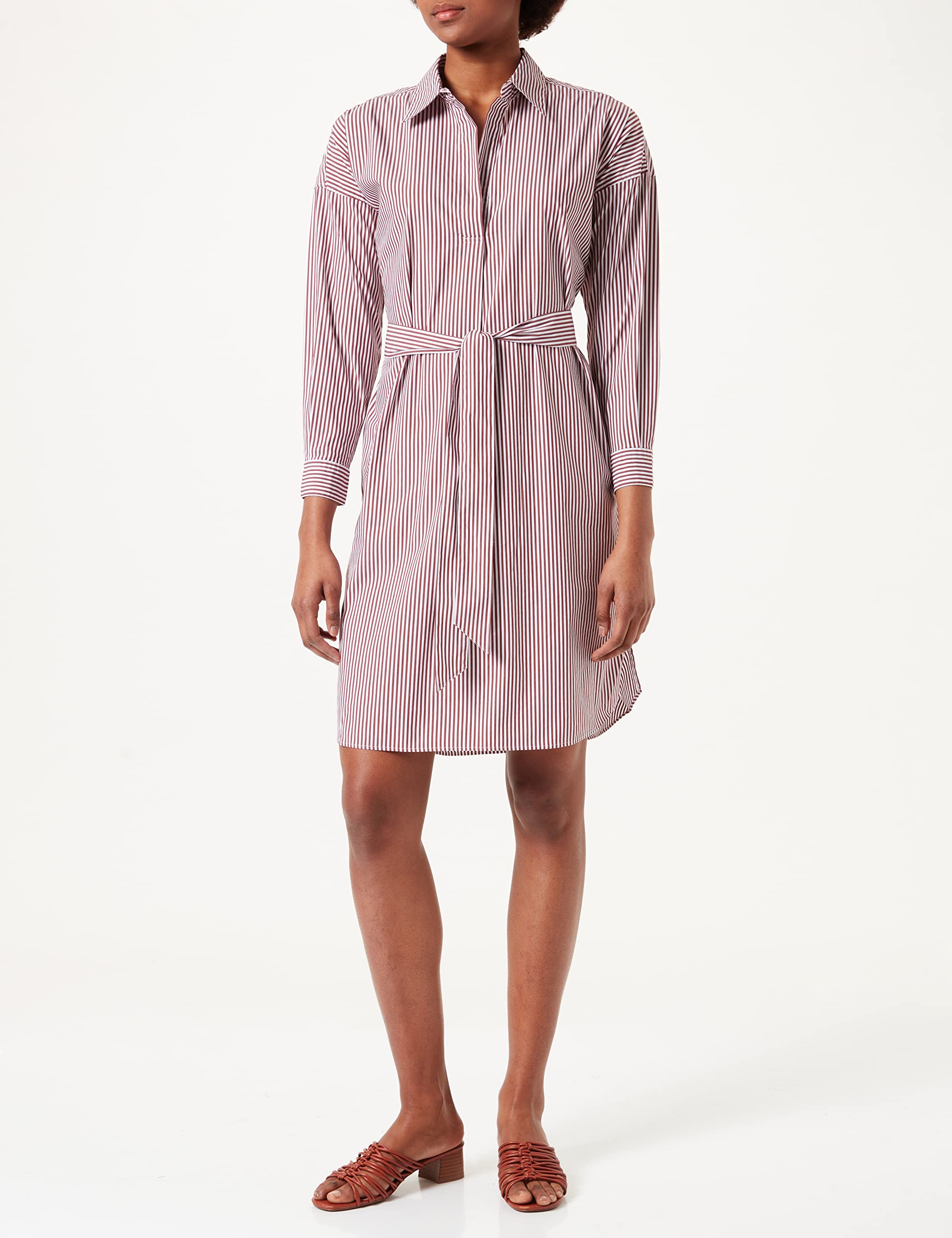 BOSS C_detelizza Vestido, Dark Red606, 44 para Mujer