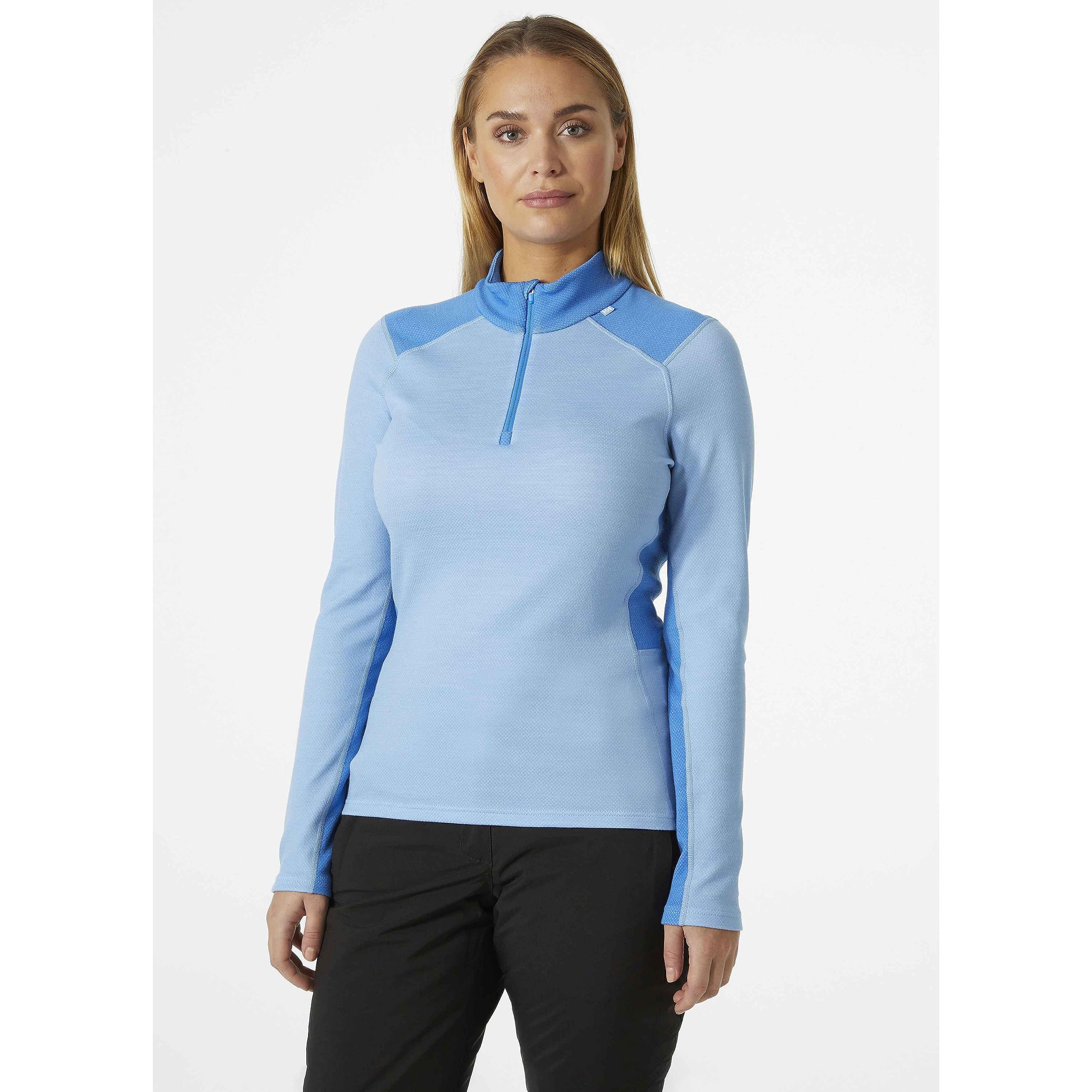 Helly-Hansen Womens W Lifa Merino Midw 1/2 Zip, Azul Brillante, S