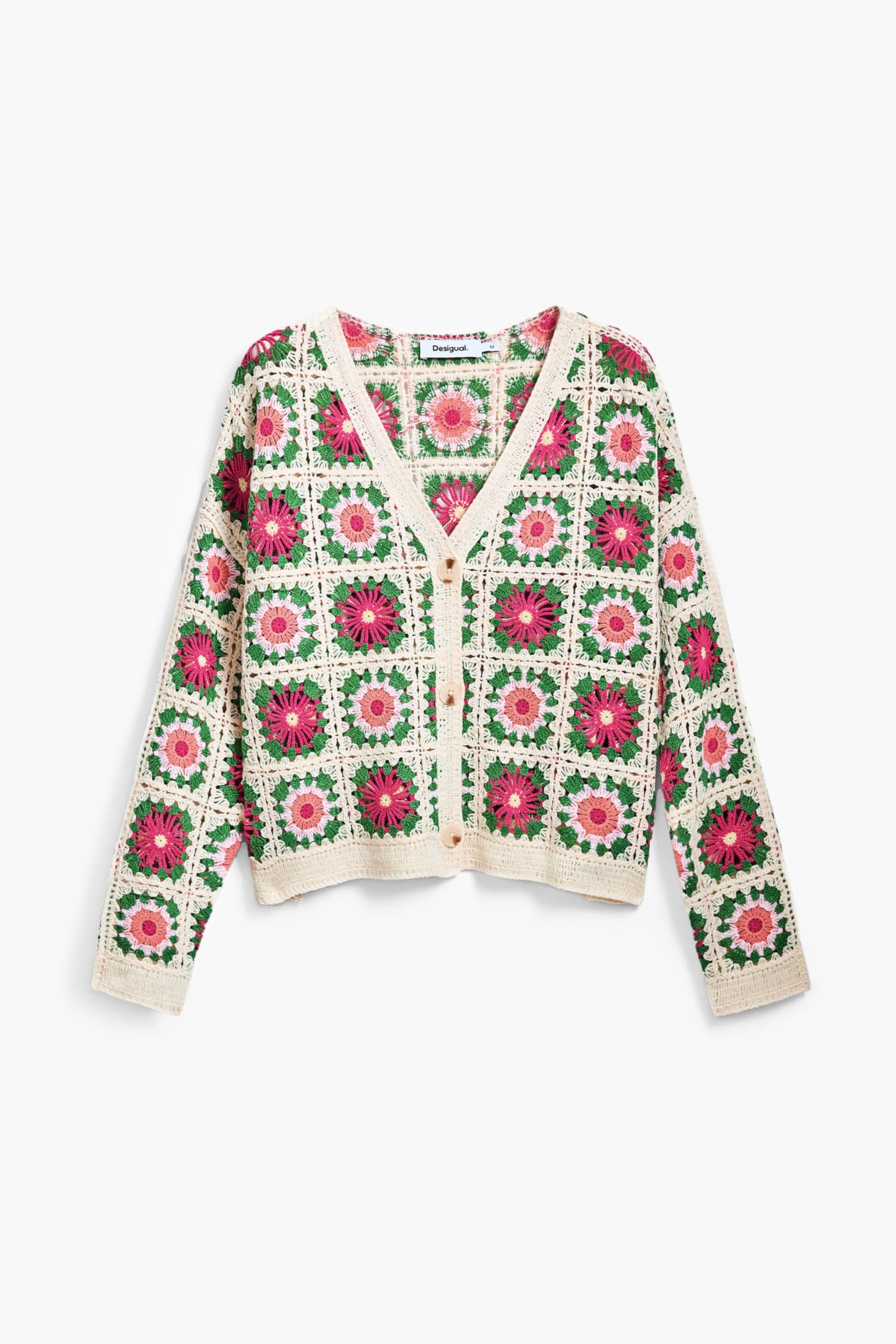 Desigual JERS_Johanna Sweatshirt, Blanco, L Women's