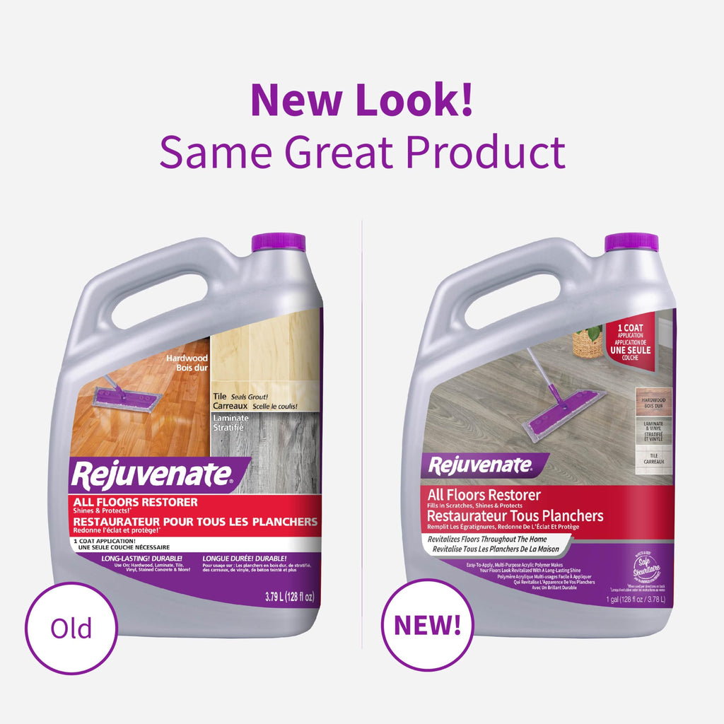 Rejuvenate All Floors Restorer 1 Gal, Fills Scratches, Shines & Protects